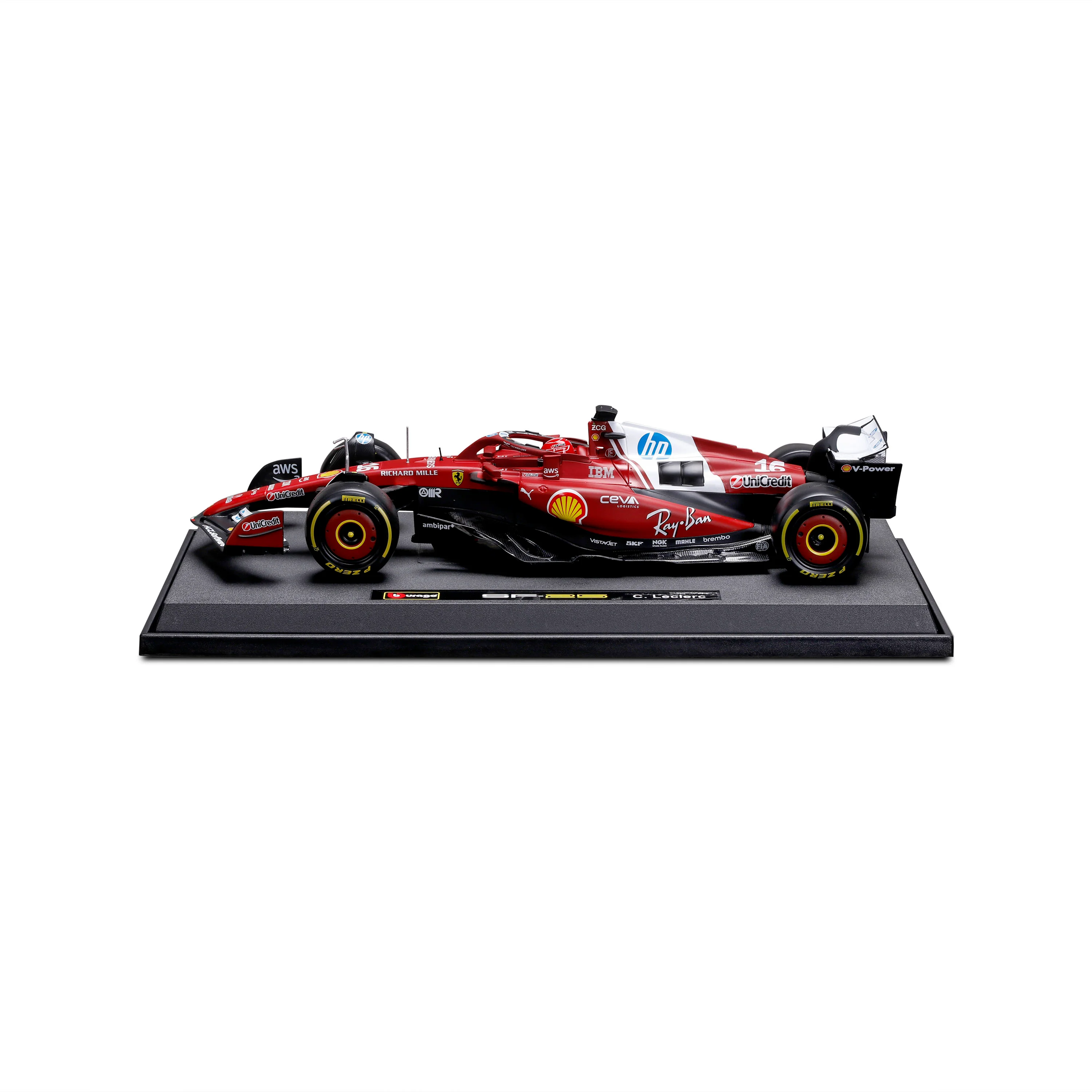 F1 Ferrari SF-25 #16 Charles Leclerc F1 2025 – 1:18 Diecast Model with Official License - Image 3