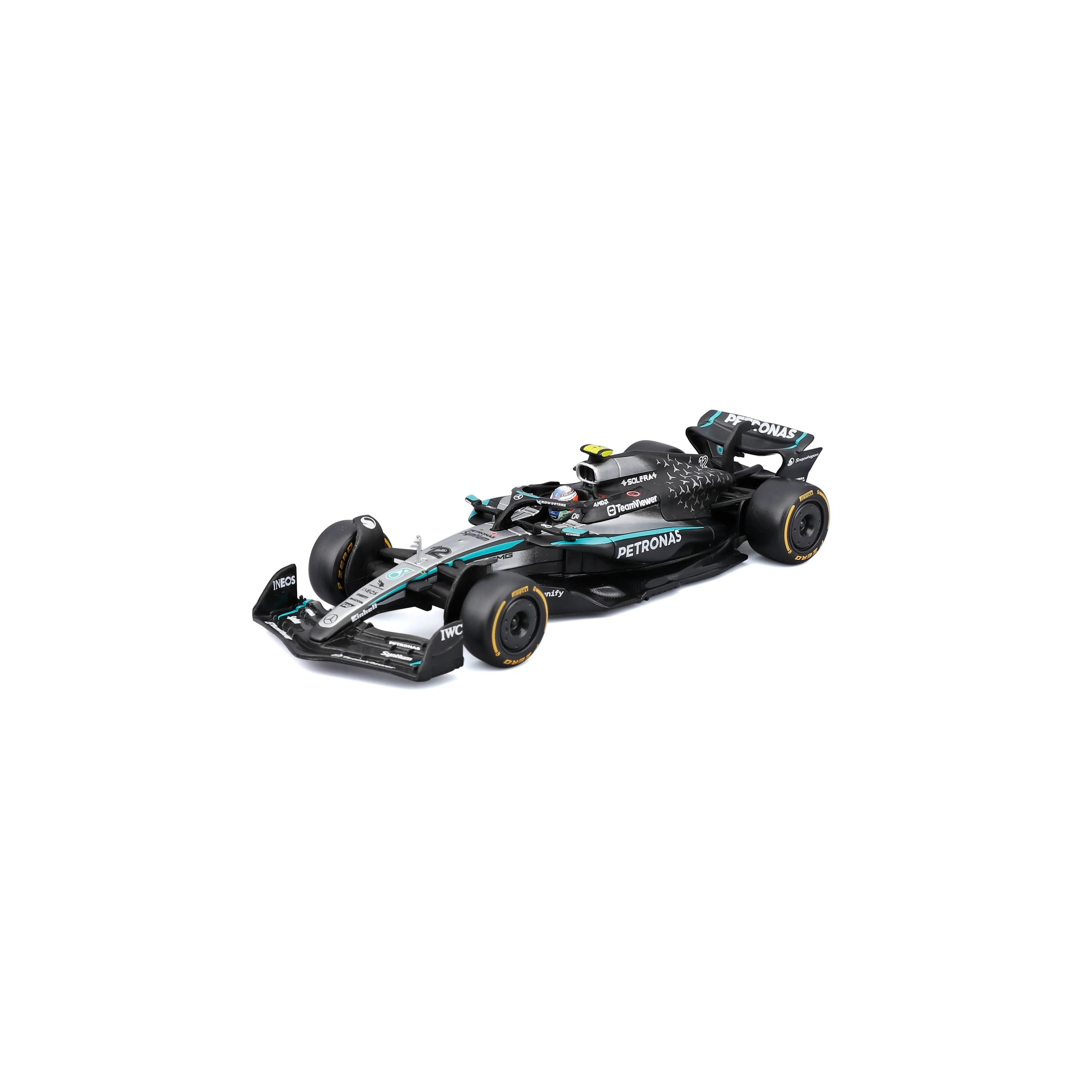 F1 Mercedes-AMG W16 2025 #12 Kimi Antonelli – 1:43 Scale with Base and Display Case - Image 3