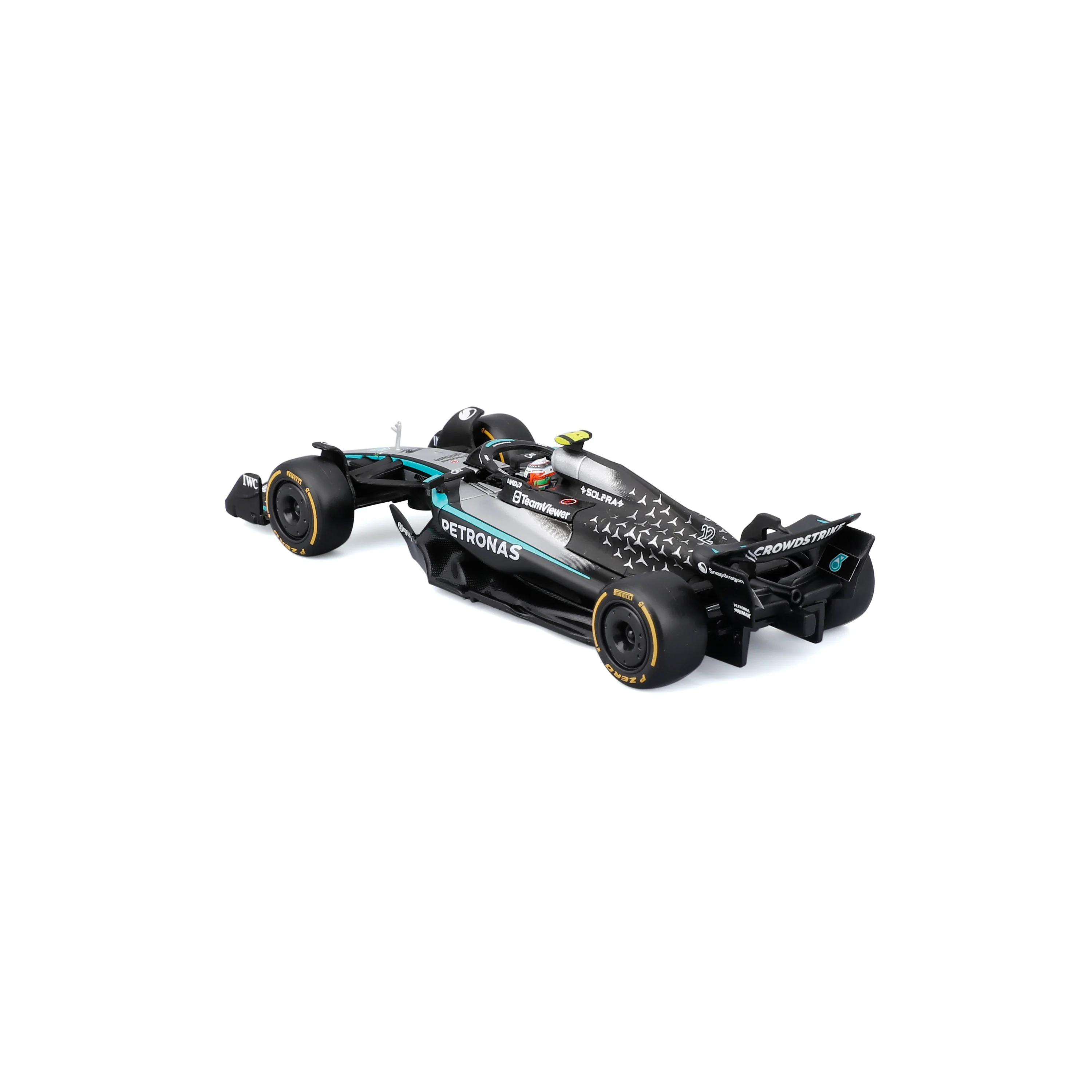 F1 Mercedes-AMG W16 2025 #12 Kimi Antonelli – 1:43 Scale with Base and Display Case - Image 6