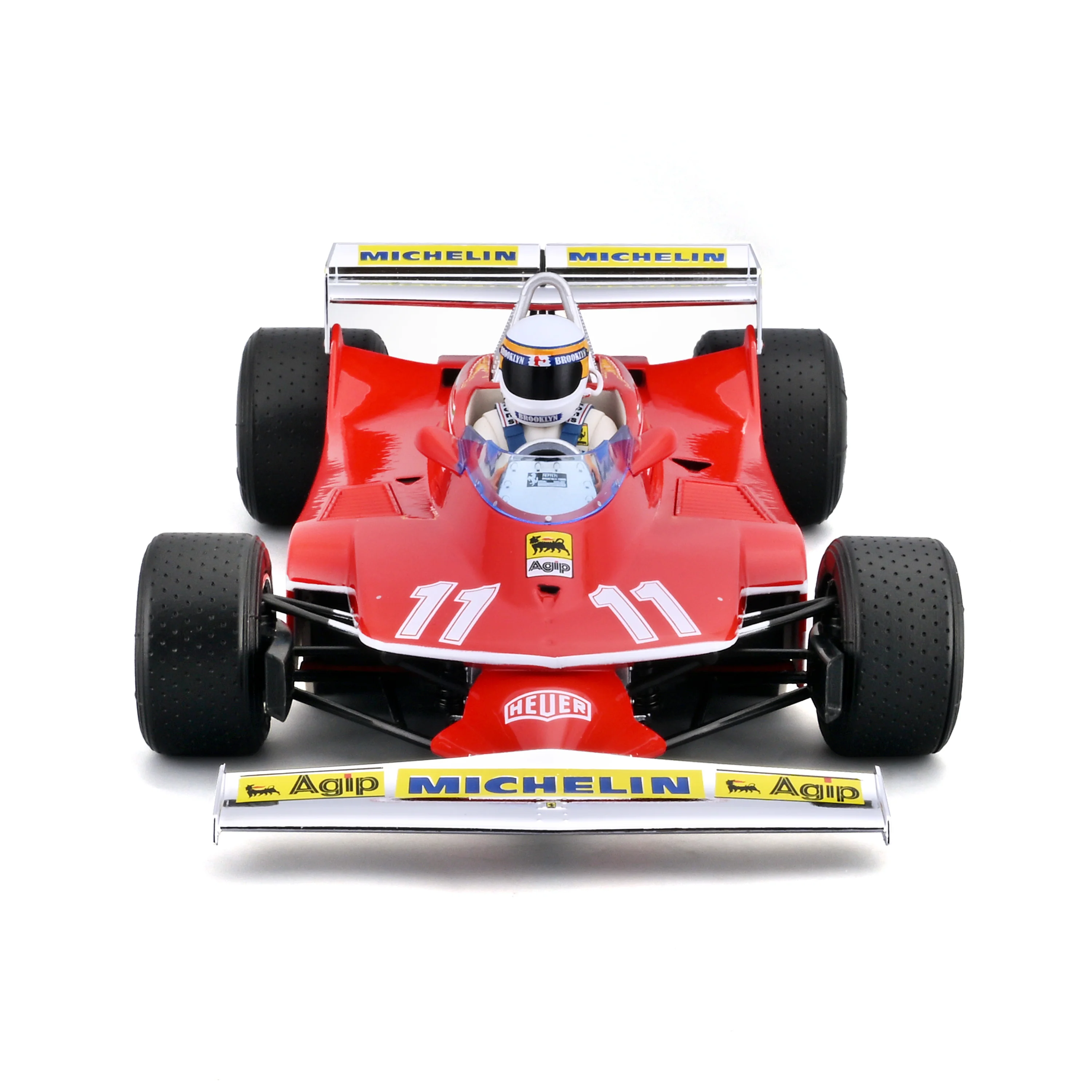 Ferrari 312 T4 'Short Tail' #11 Jody Scheckter – Monaco GP 1979 Winner – 1:18 scale with driver - Image 4