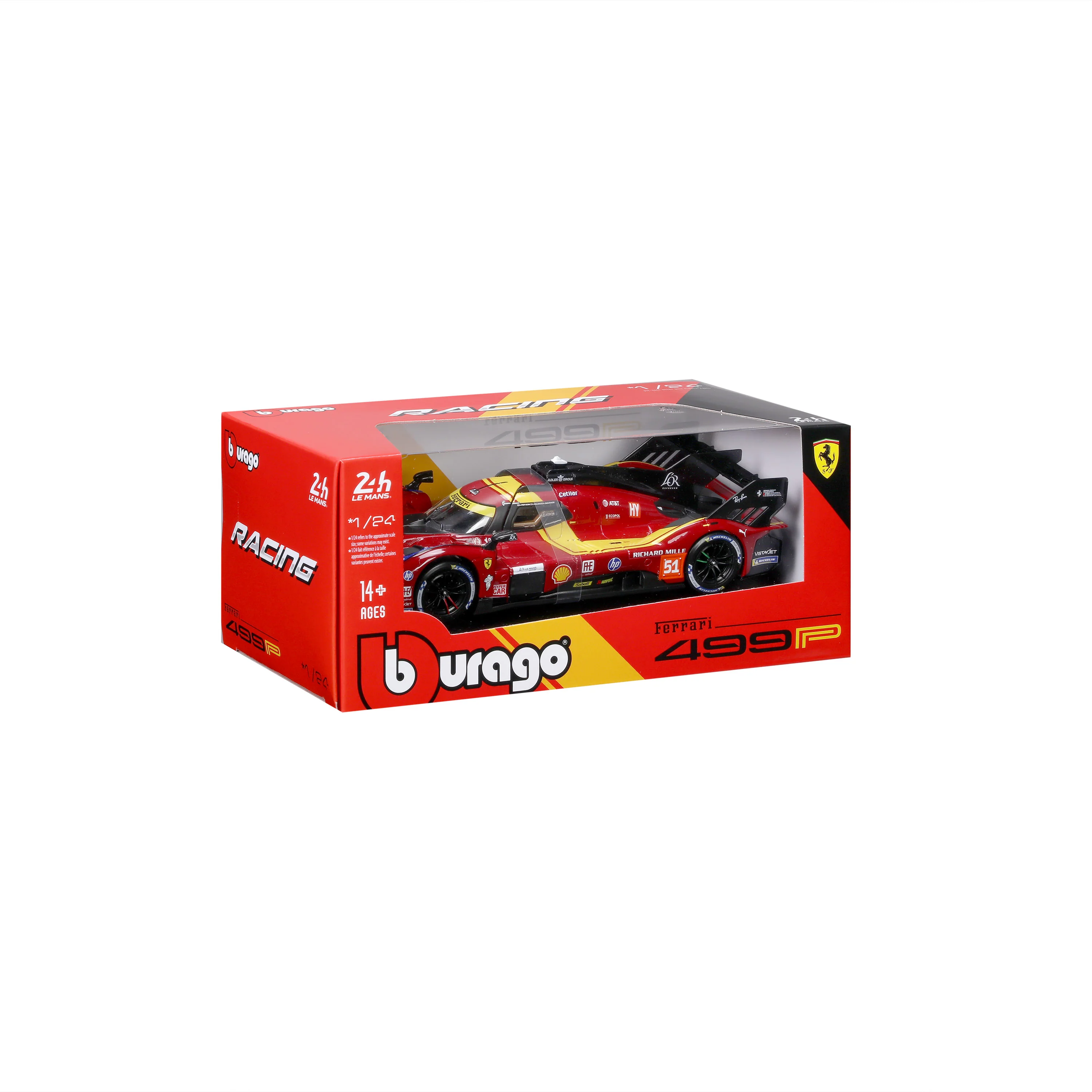 FERRARI 499P 2025 24h Le Mans Hypercar N.51 1:24 - Image 2