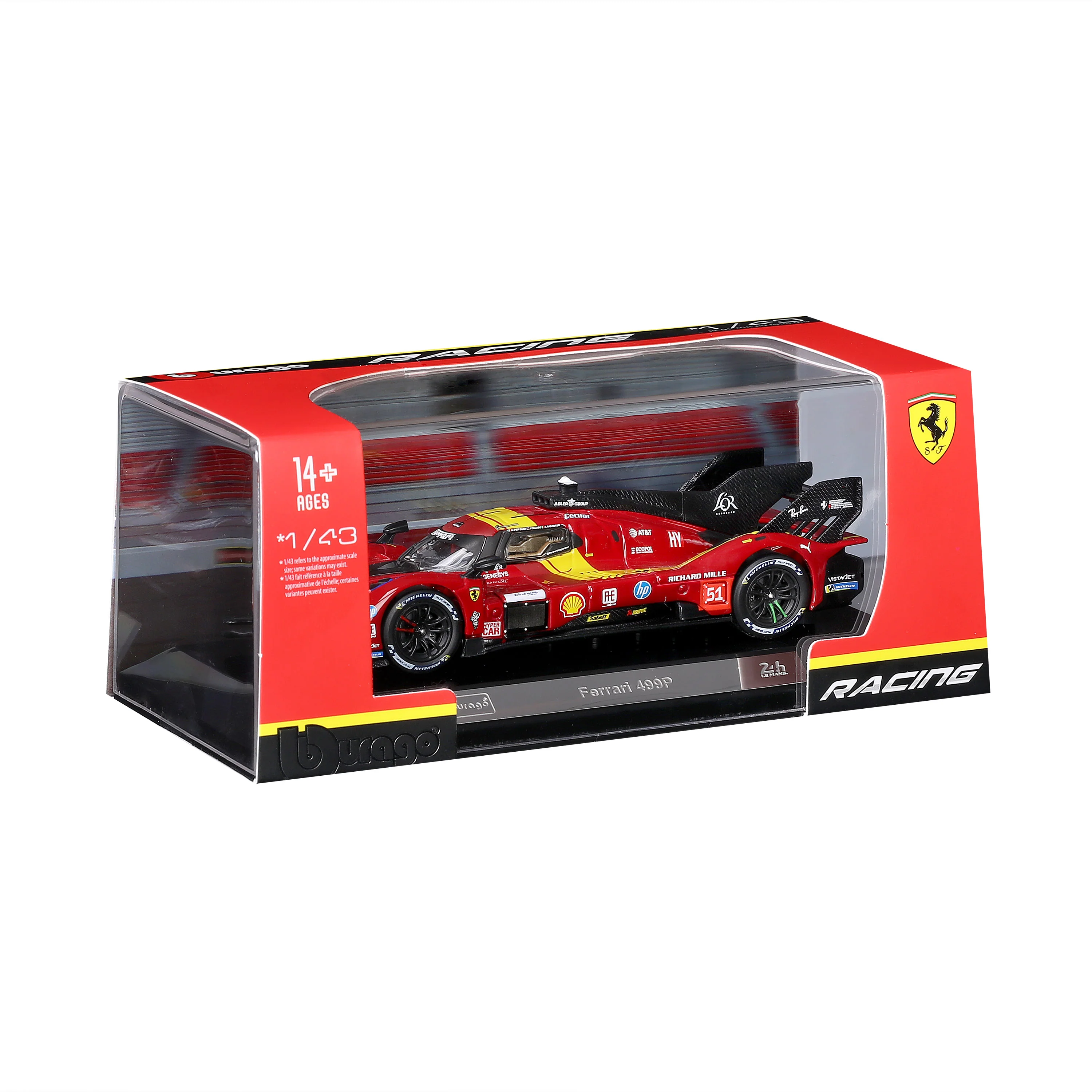 FERRARI 499P 24H LMH Hypercar 2025 n° 51 1:43 con teca espositiva - Image 2