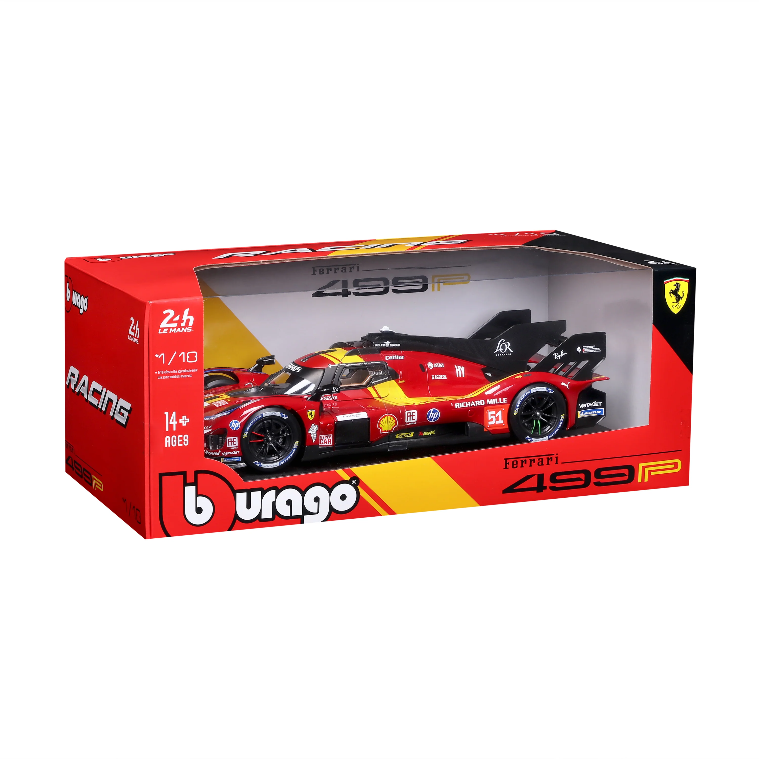 Ferrari 499P 24H LMH Hypercar 2025 n°51 1:18 - Image 2
