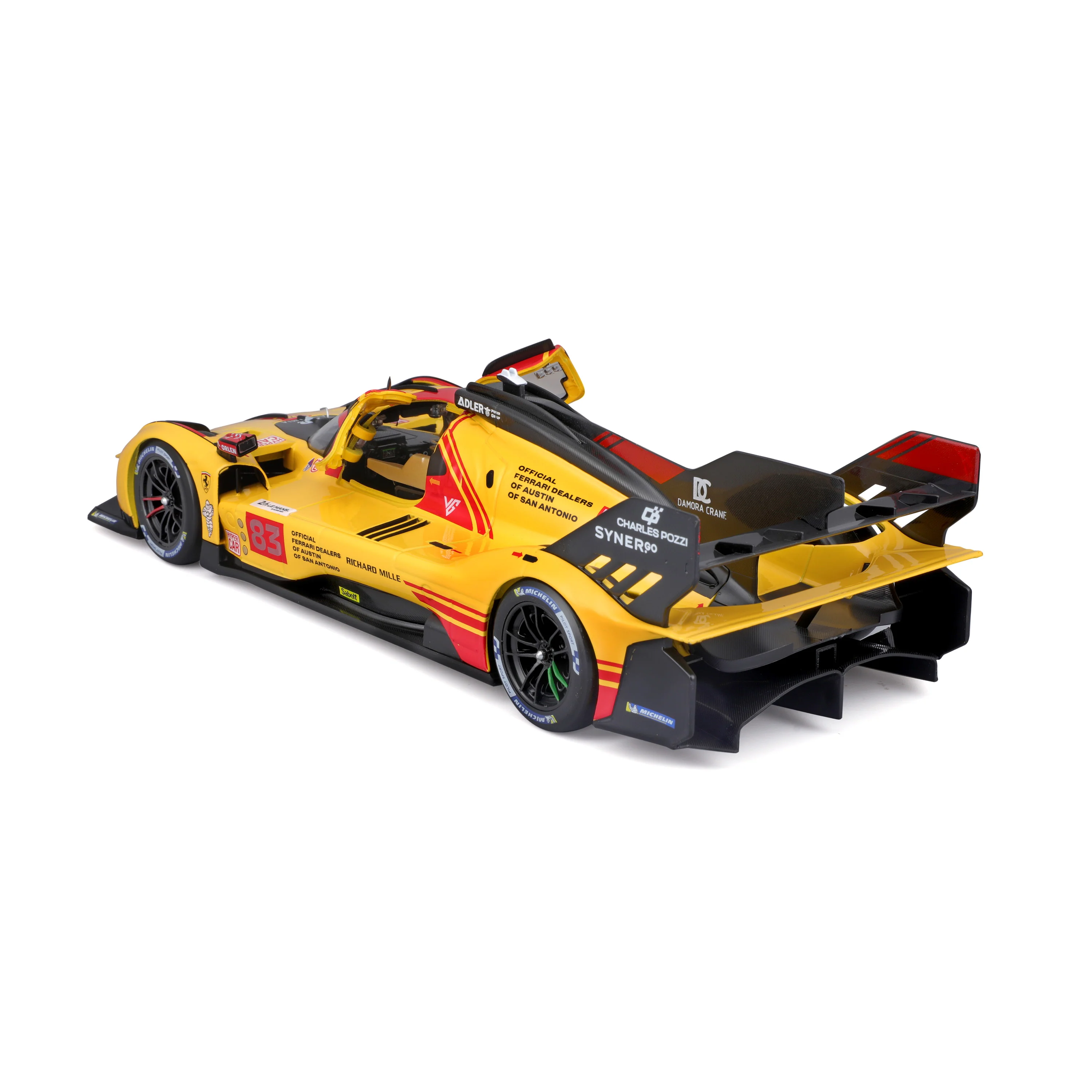 Ferrari 499P #83 – 24 Hours of Le Mans 2024 – 1:18 Scale Diecast Model with Opening Doors - Image 3