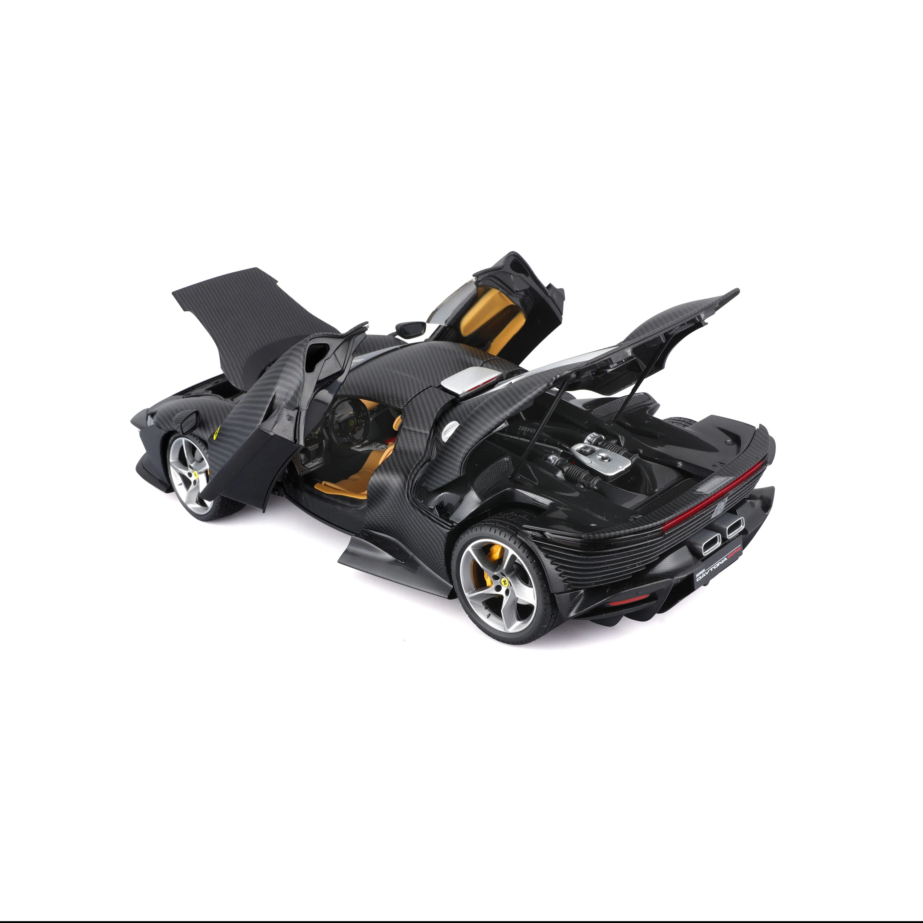 Ferrari Daytona SP3 1:18 – Limited Edition 50th Anniversary Bburago – Carbon Fiber Finish (500 pieces) - Image 4