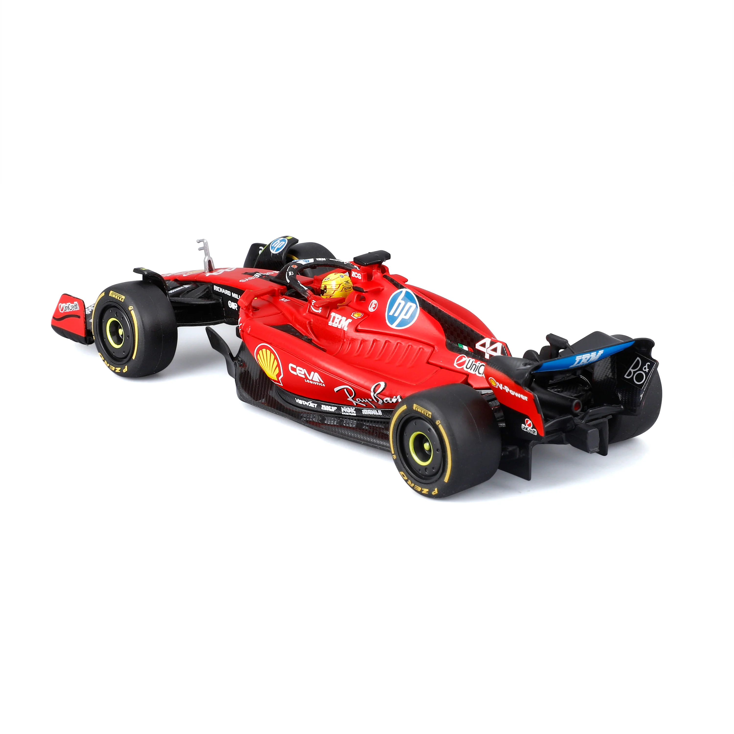 Ferrari SF-23 Test Fiorano – 1:43 Diecast Model Lewis Hamilton with Display Case - Image 6