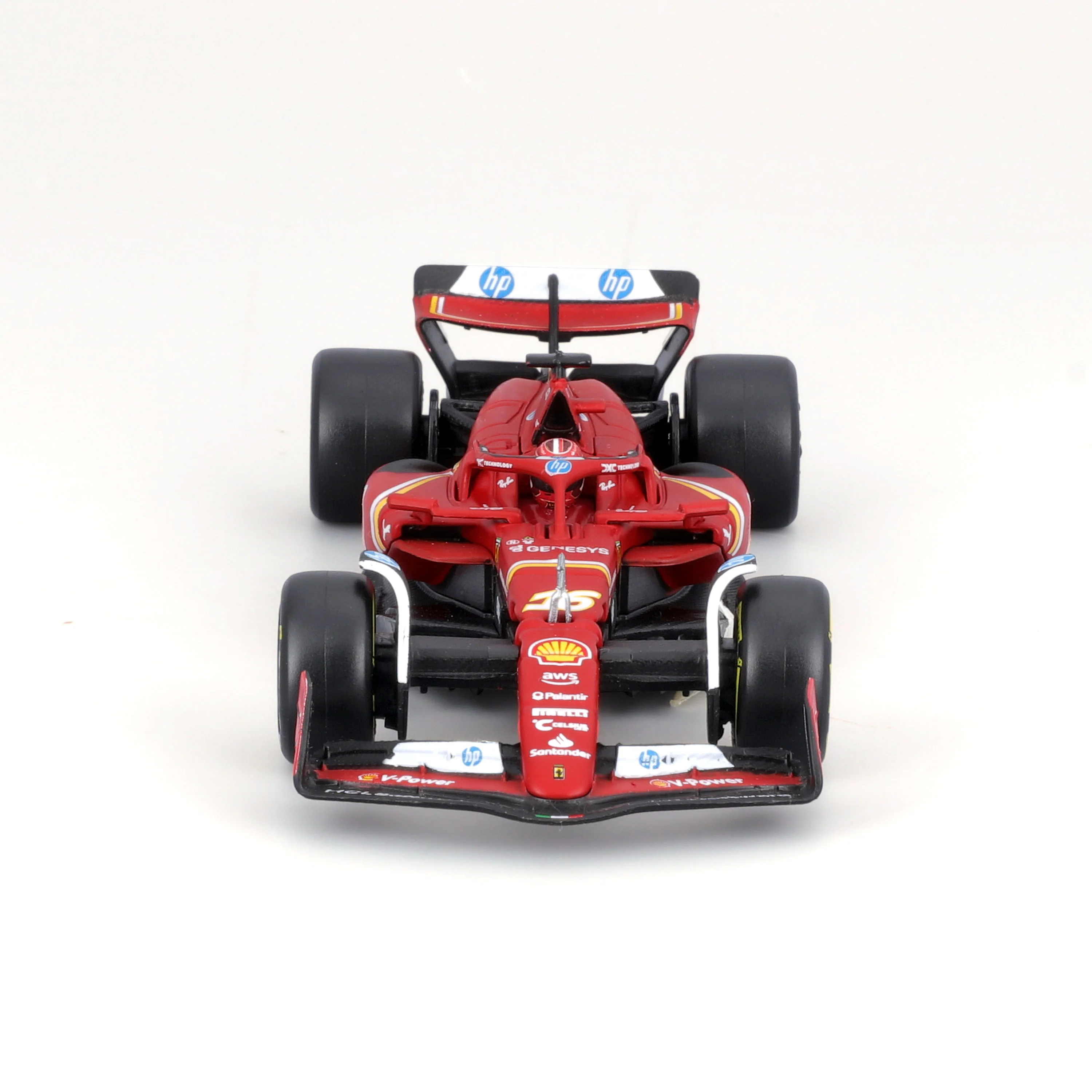 Ferrari SF-24 #16 Charles Leclerc – Monza GP 2024 Winner – 1:43 Scale with Driver and Display Case - Image 4