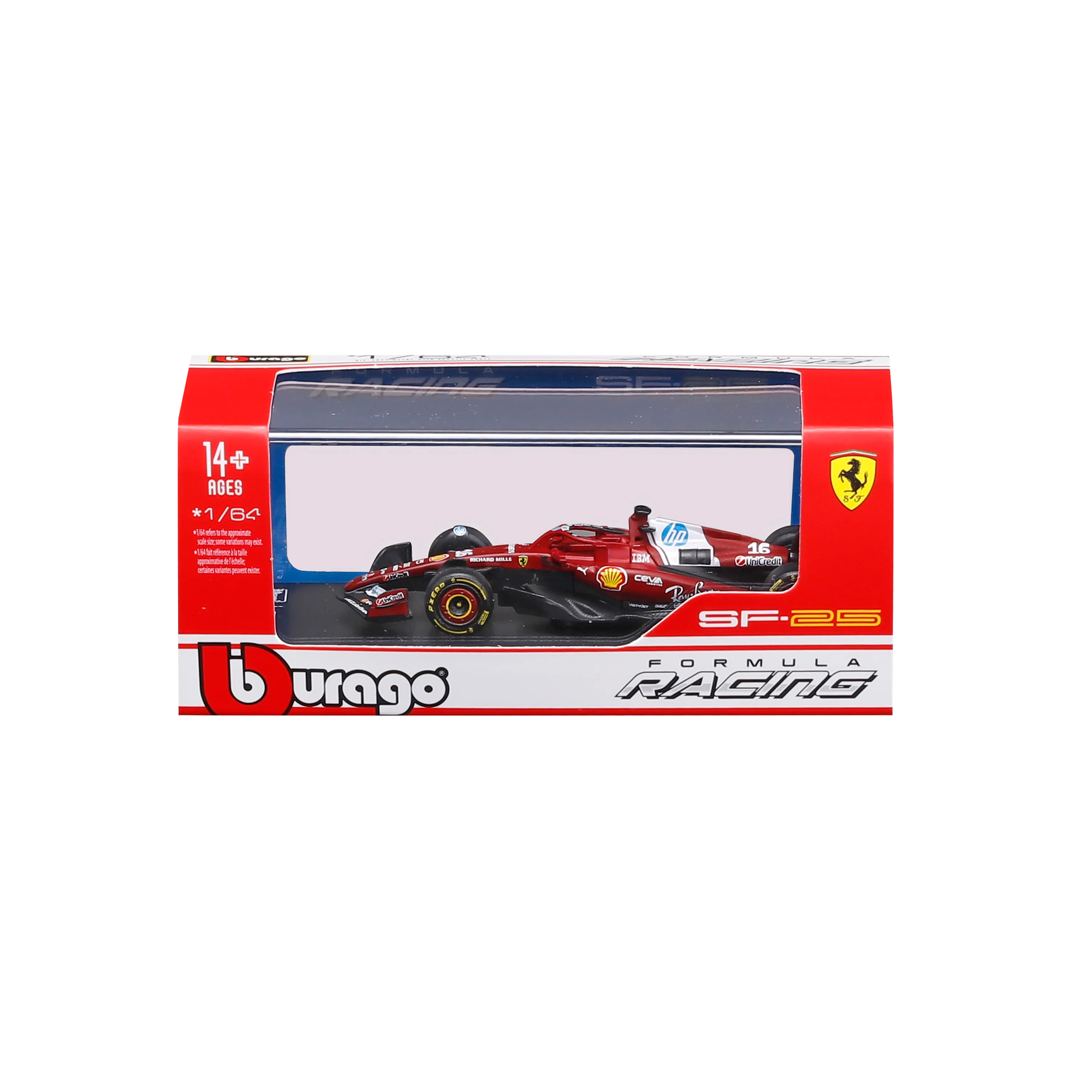 Ferrari SF-25 #16 Charles Leclerc 1:64 with display case - Image 7