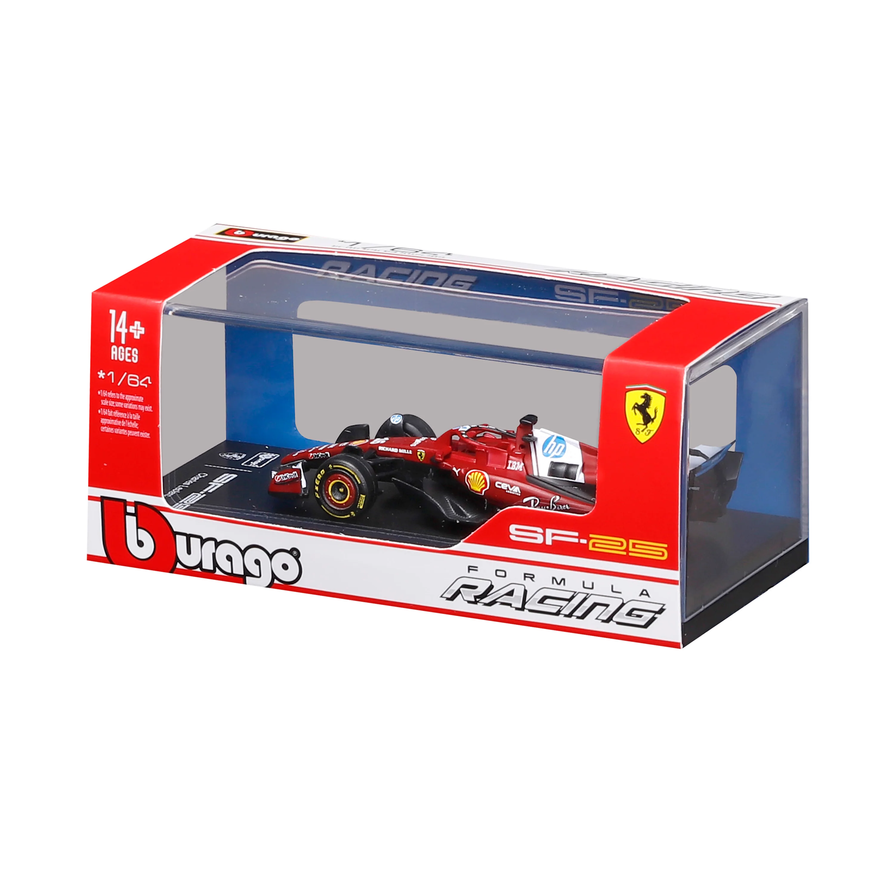 Ferrari SF-25 #16 Charles Leclerc 1:64 with display case - Image 8