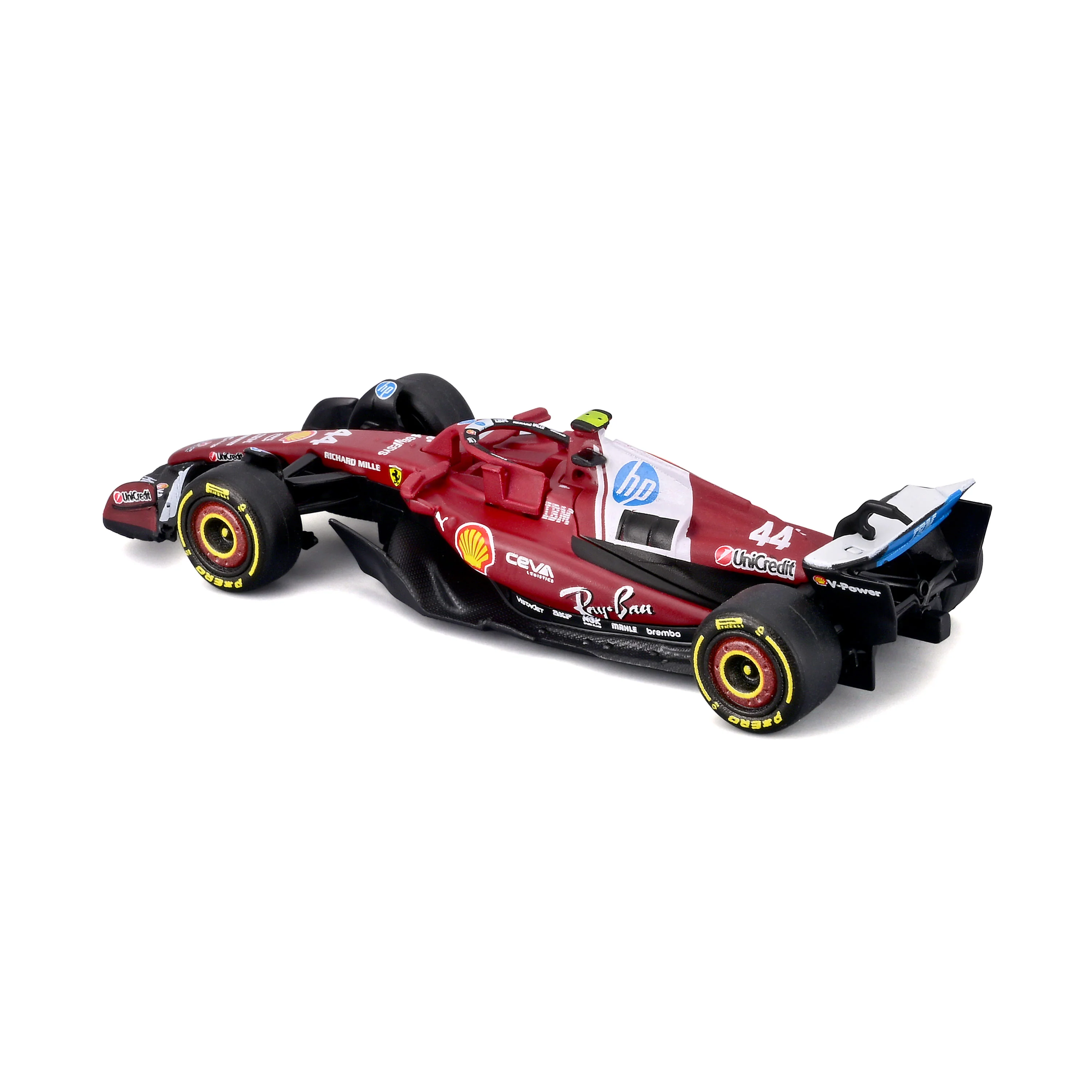 Ferrari SF-25 #44 Lewis Hamilton 1:64 with display case - Image 5