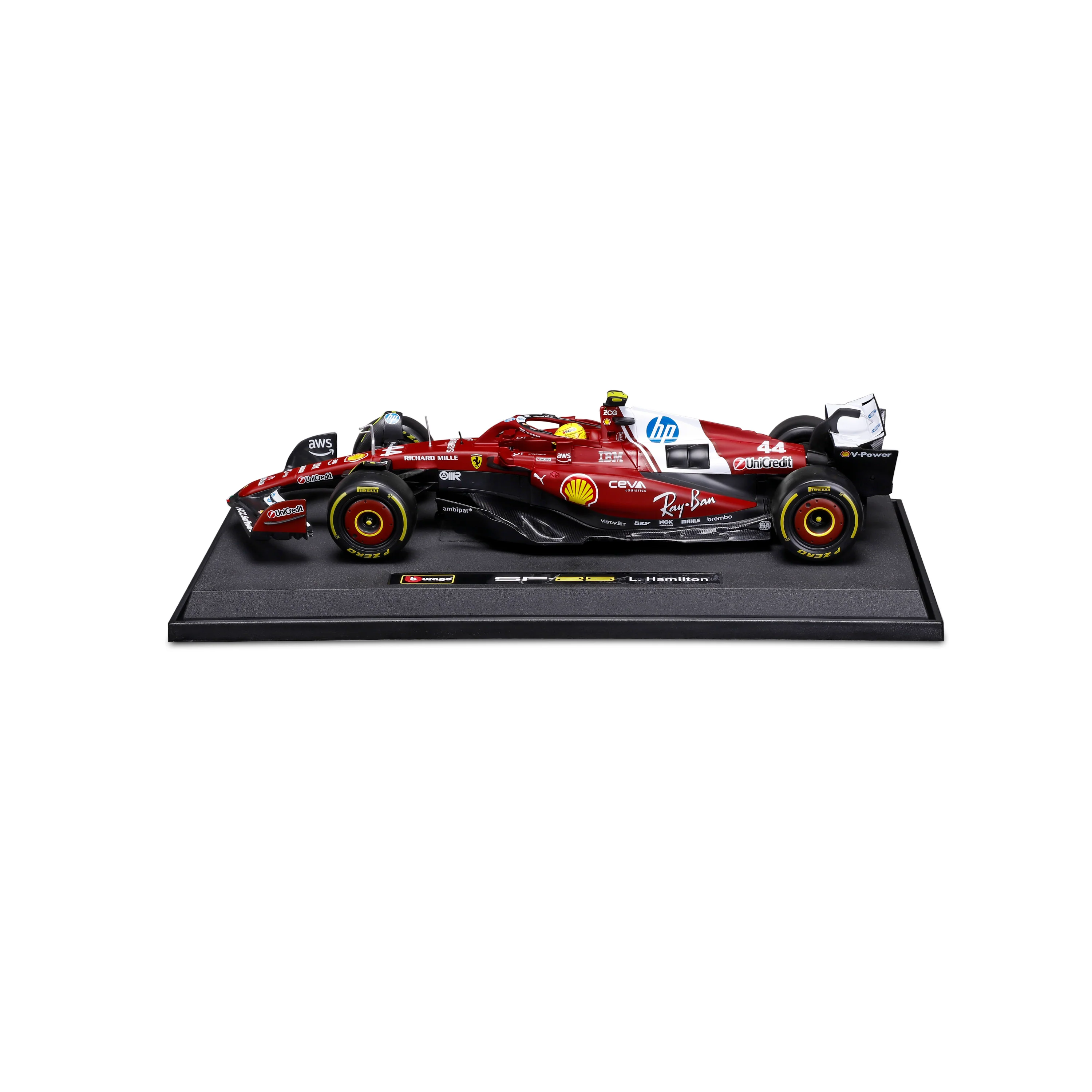 Ferrari SF-25 Lewis Hamilton #44 F1 2025 – 1:18 Diecast Model with Official License - Image 3