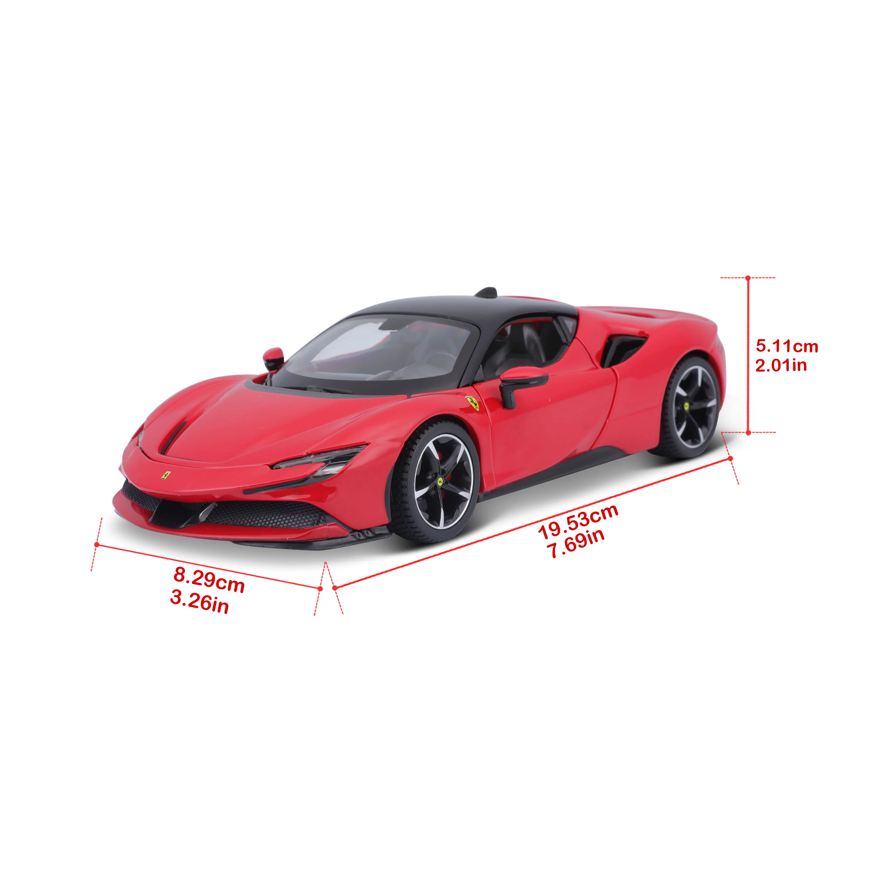 Ferrari SF90 Stradale 1:24 Red - Image 11