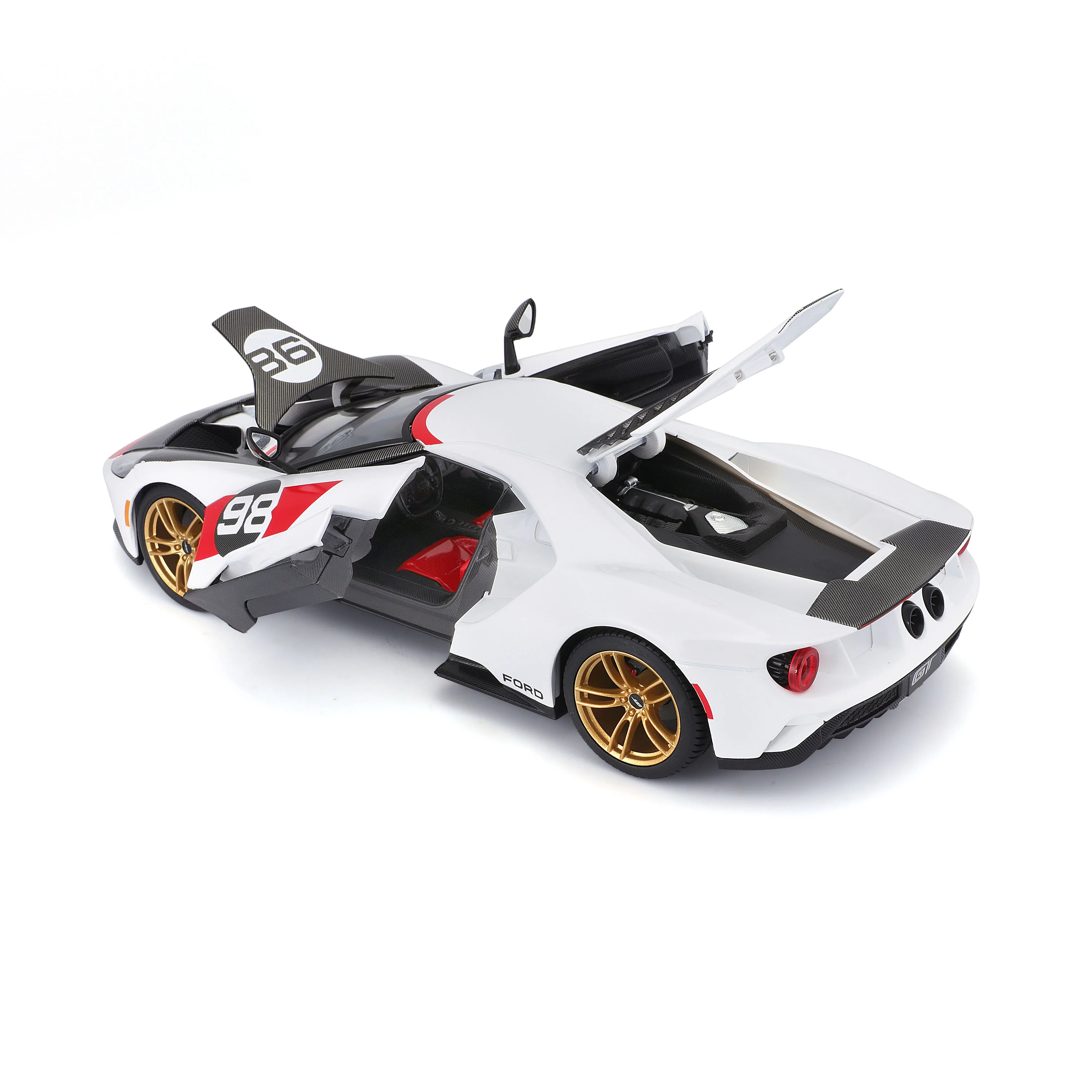 Ford GT 2021 Heritage Edition – 1:18 Diecast Model with Official Ford License - Image 8