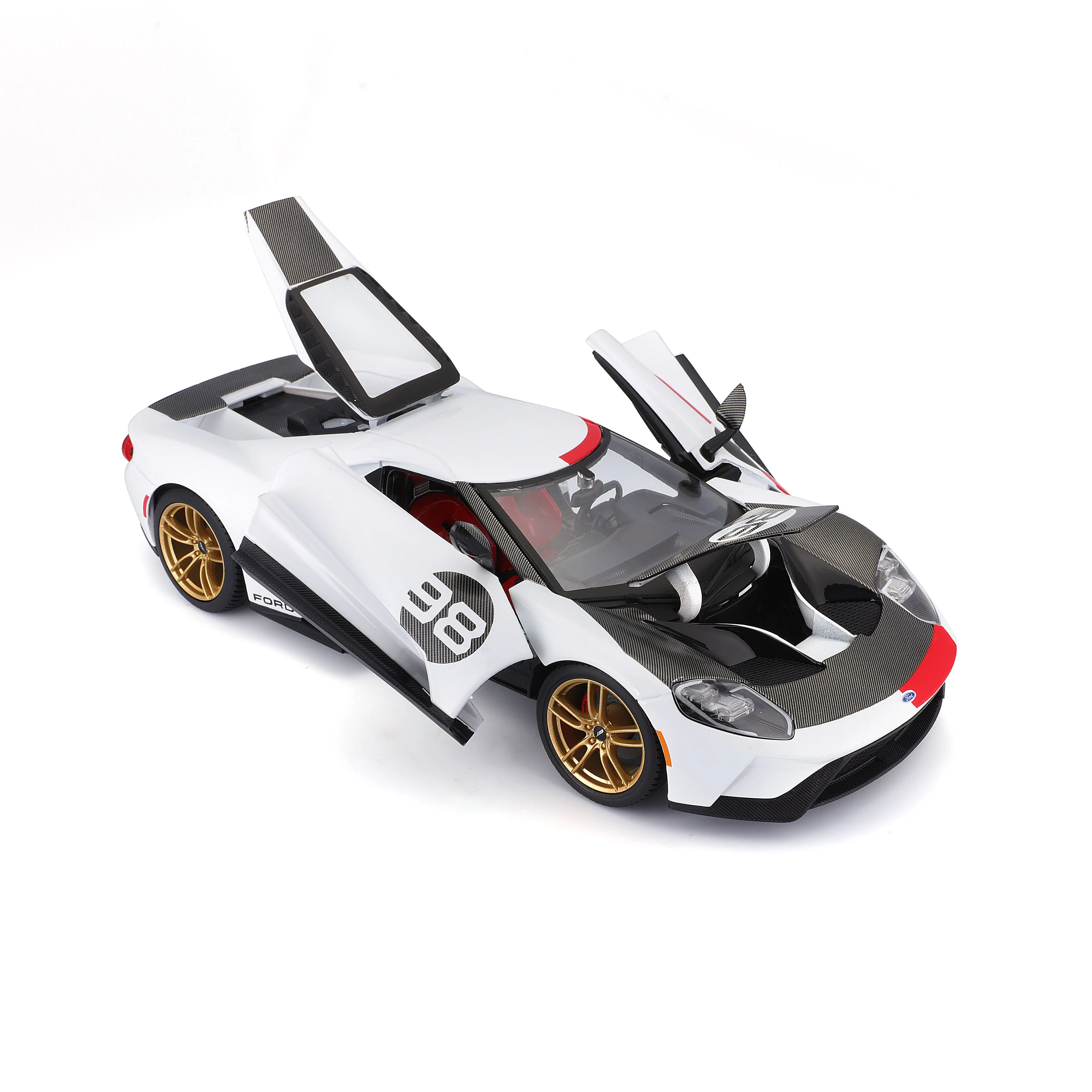 Ford GT 2021 Heritage Edition – 1:18 Diecast Model with Official Ford License - Image 9