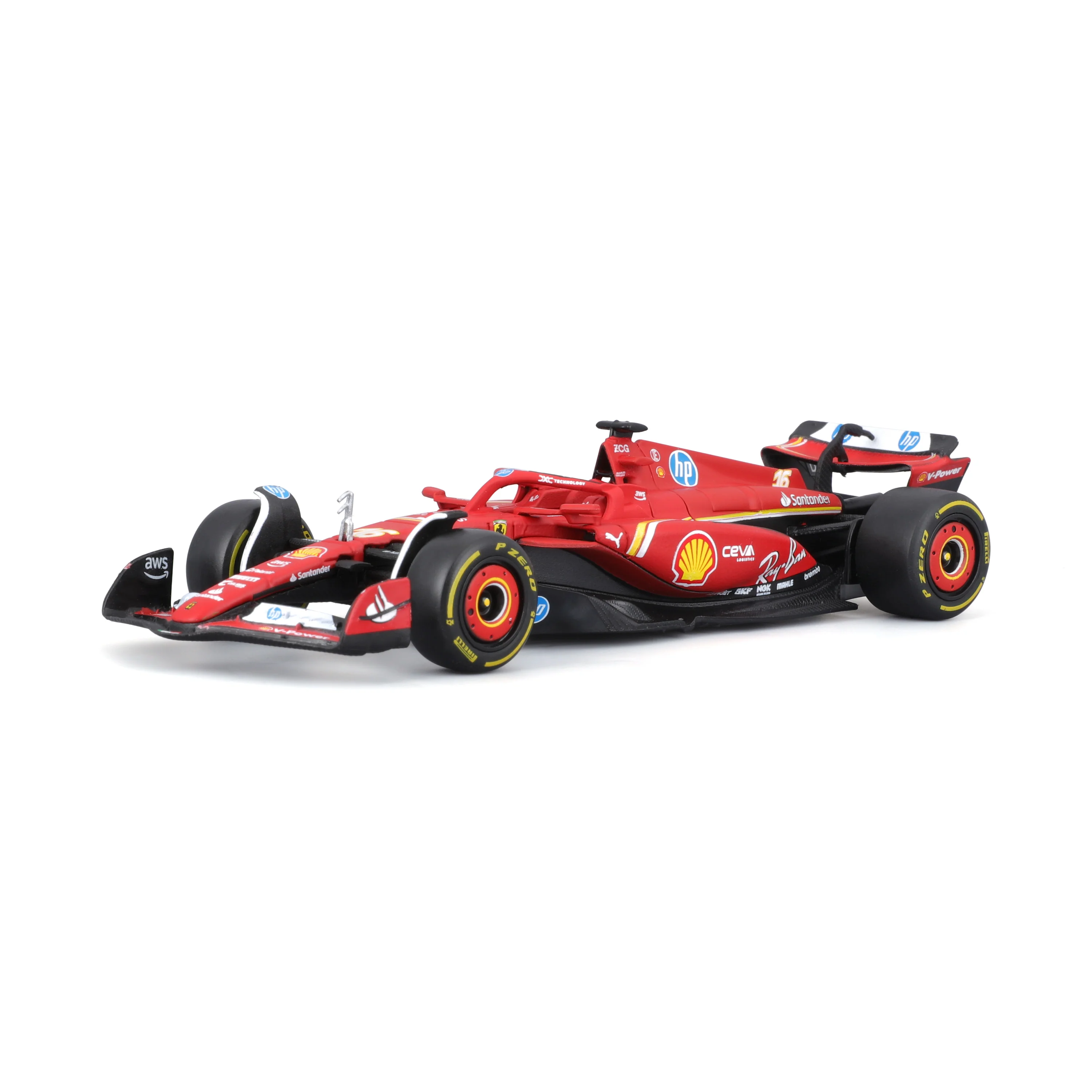 Iveco S-Way 570 Racing Transport with Ferrari SF-24 #16 Charles Leclerc – 1:43 Diecast Model - Image 3