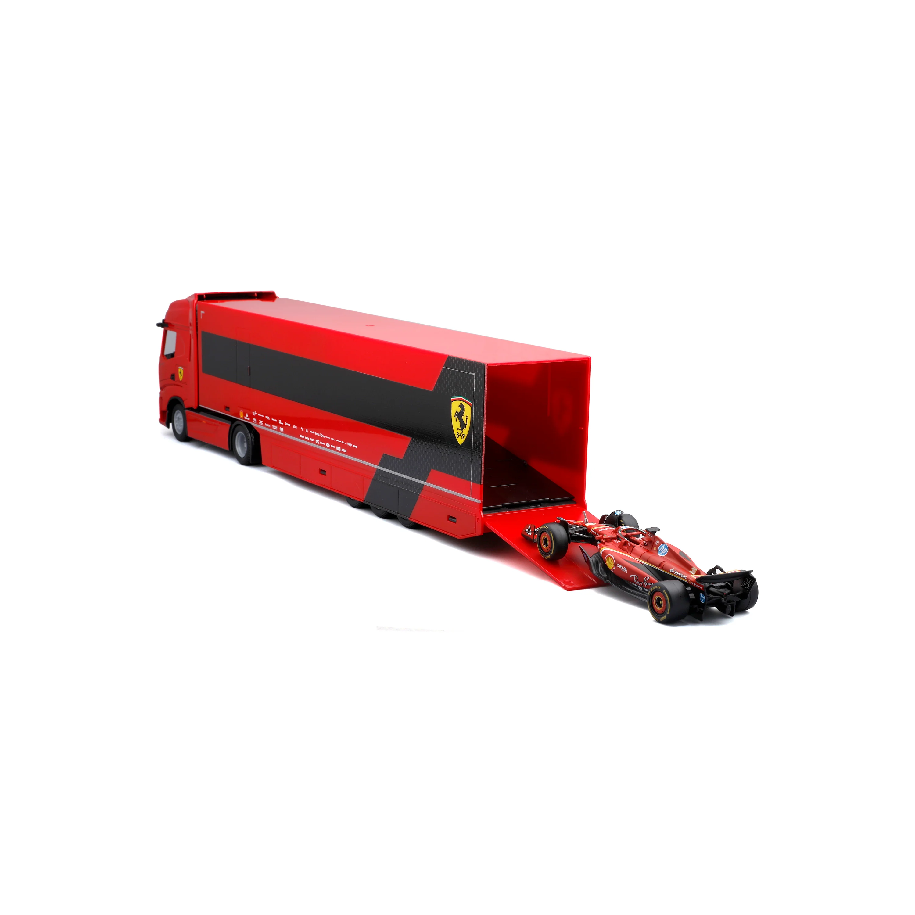 Iveco S-Way 570 Racing Transport with Ferrari SF-24 #16 Charles Leclerc – 1:43 Diecast Model - Image 7