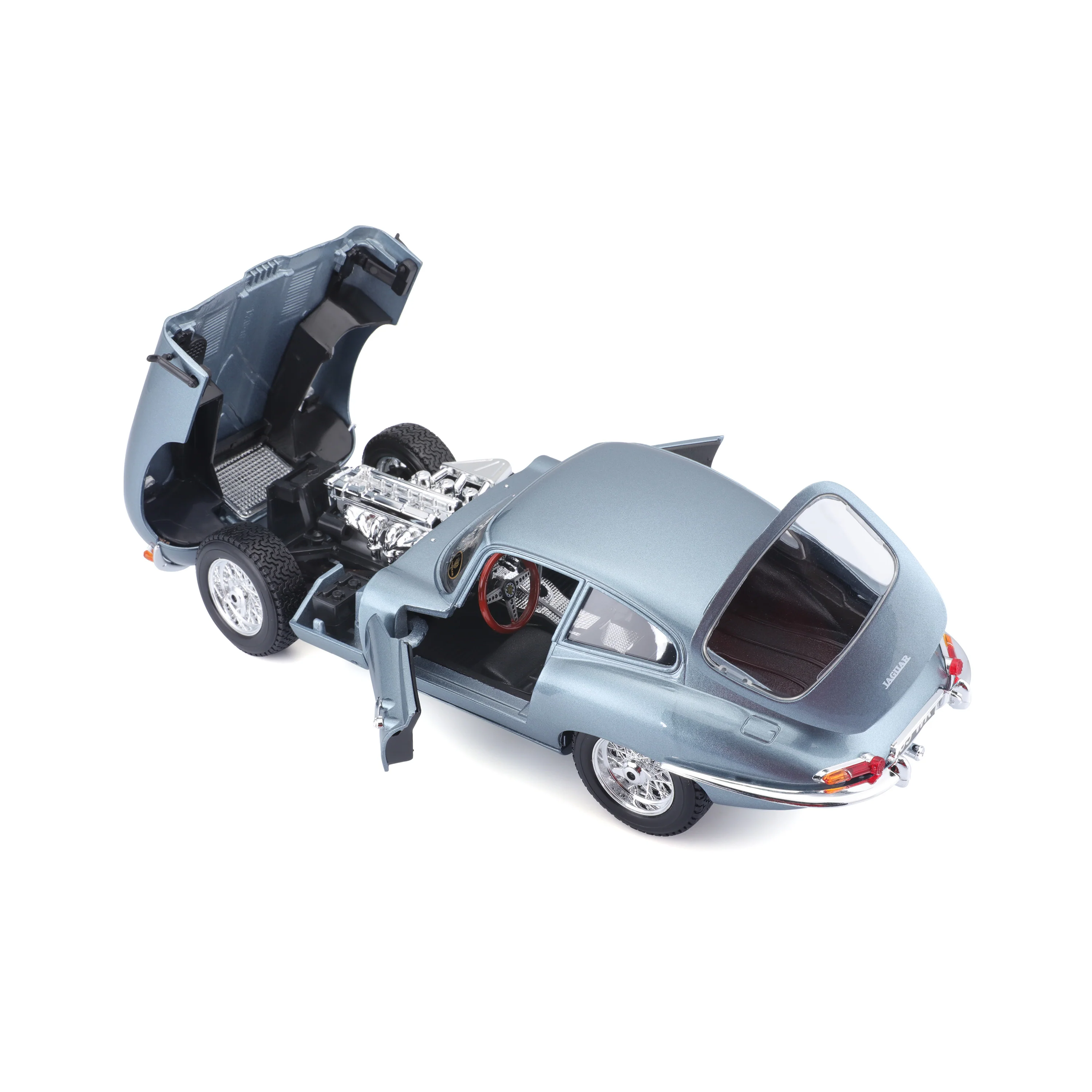 Jaguar E-type Coupe 1:18 azzurro metallizzato - Image 5