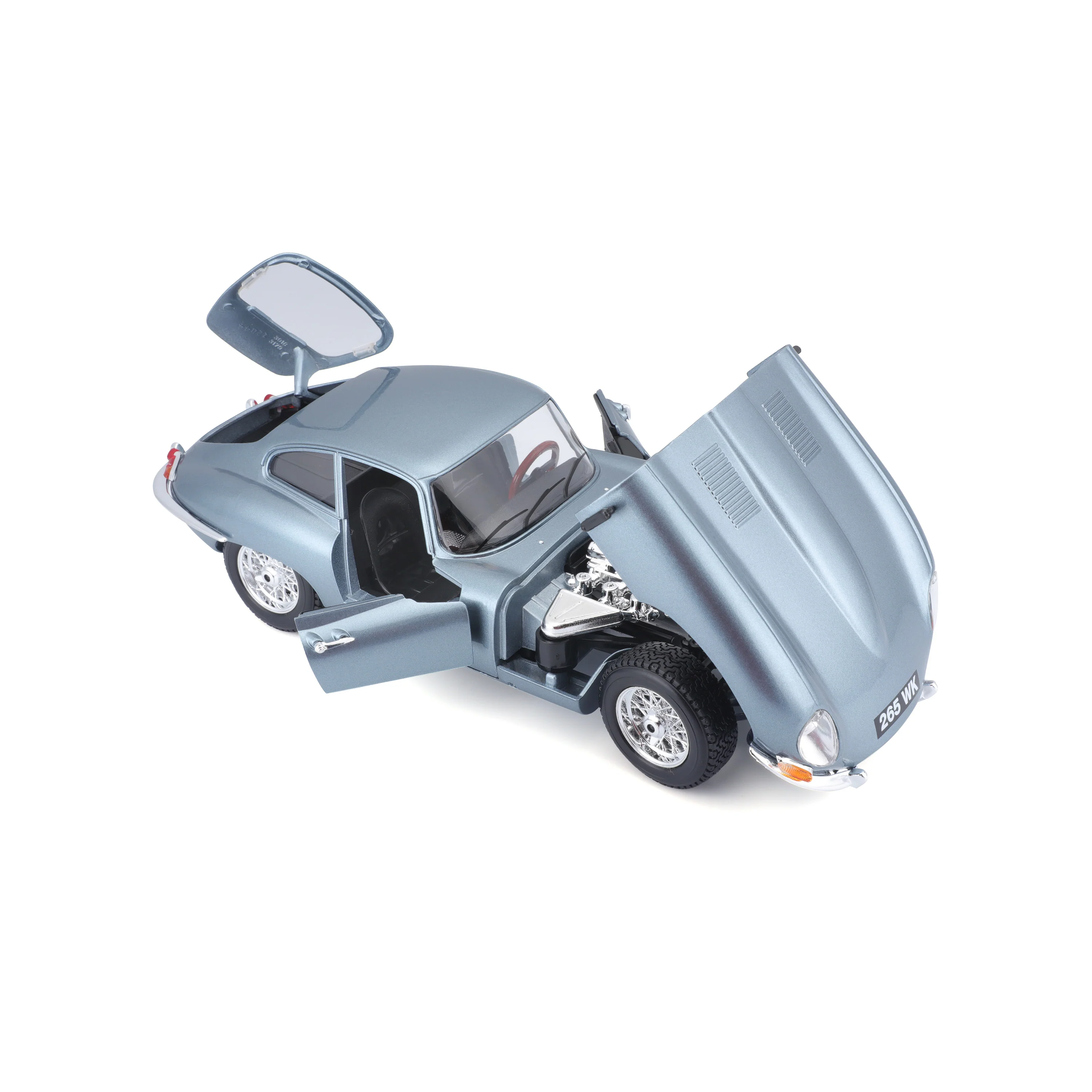 Jaguar E-type Coupe 1:18 azzurro metallizzato - Image 6