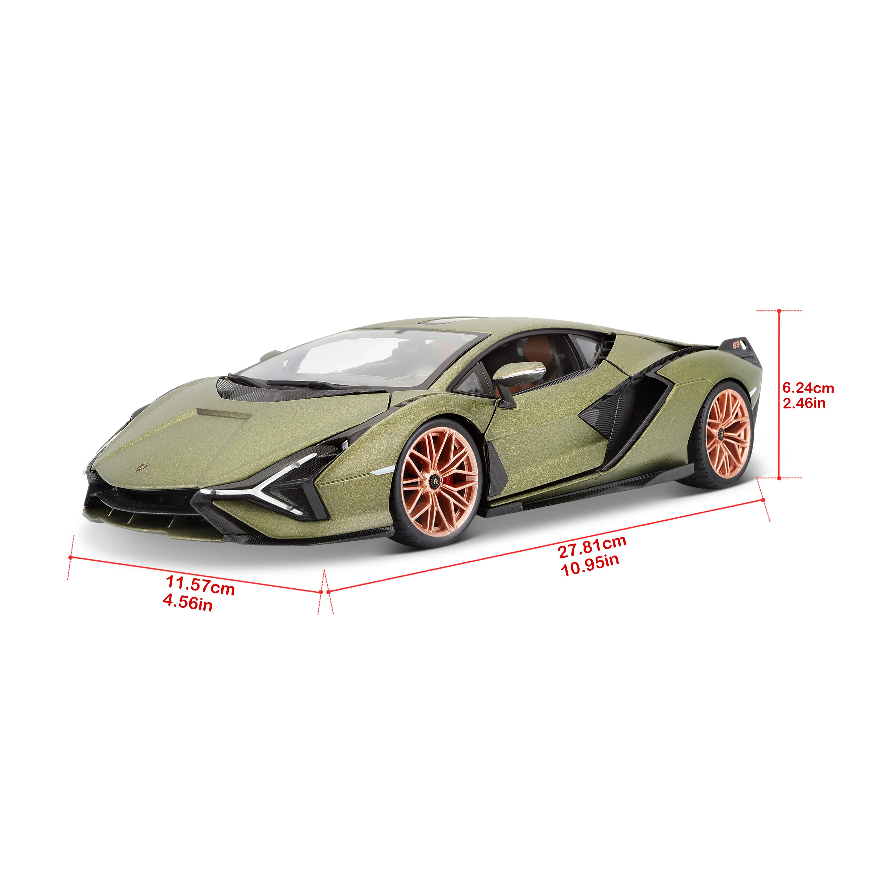Lamborghini Sian FKP 37 1:18 Green - Image 11