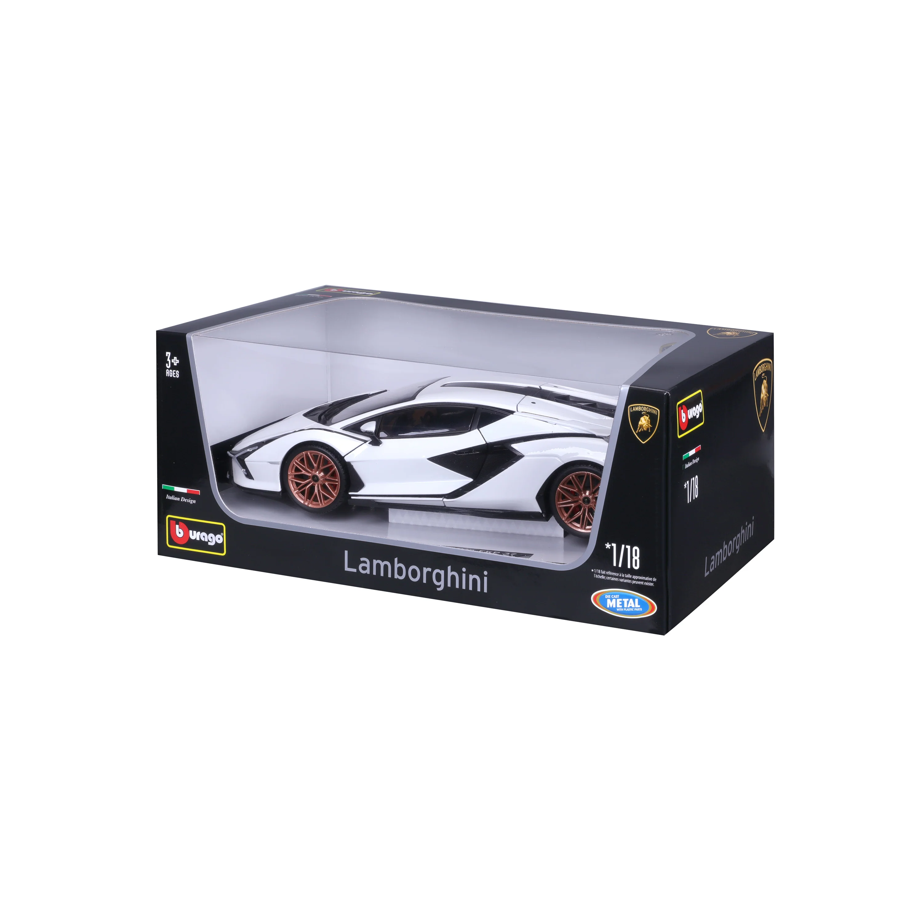 Lamborghini Sian FKP 37 1:18 bianca - Image 8