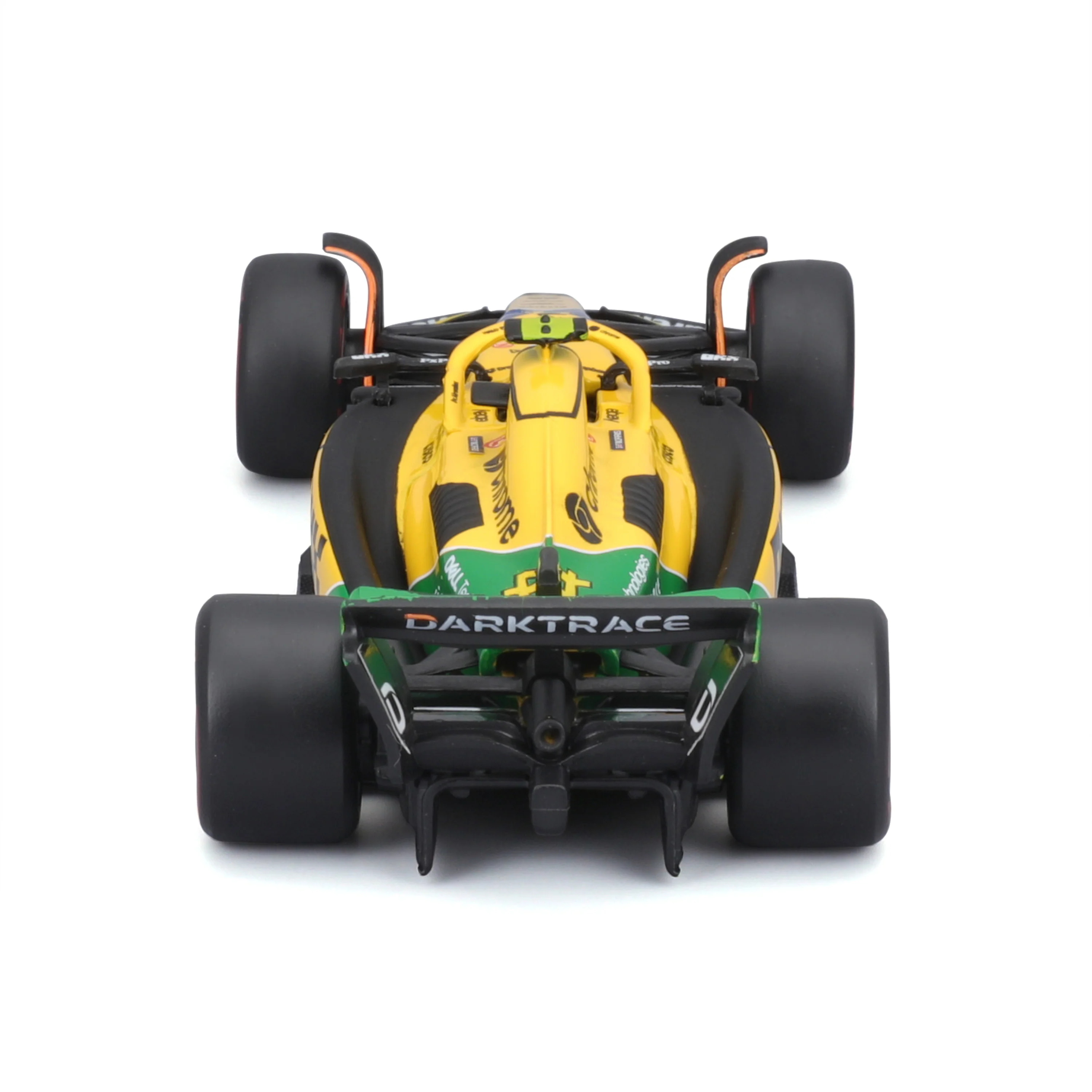 McLaren F1 MCL38 Lando Norris #4 GP Monaco 2024 Senna 30th Anniversary Livery 1:43 with driver and display case - Image 4