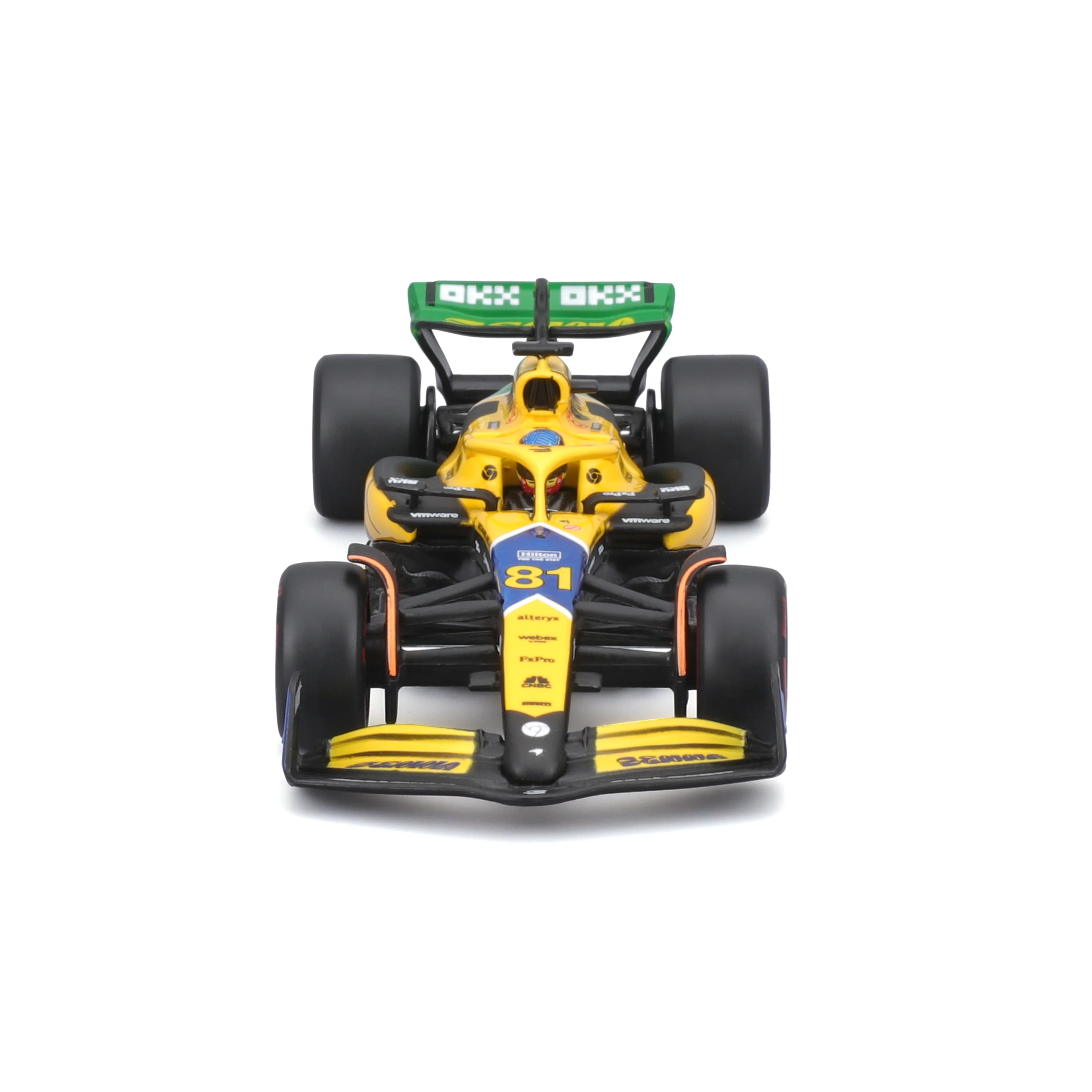McLaren MCL38 #81 Oscar Piastri Monaco GP 2024 Senna 30th Anniversary 1:43 with driver and display case - Image 3