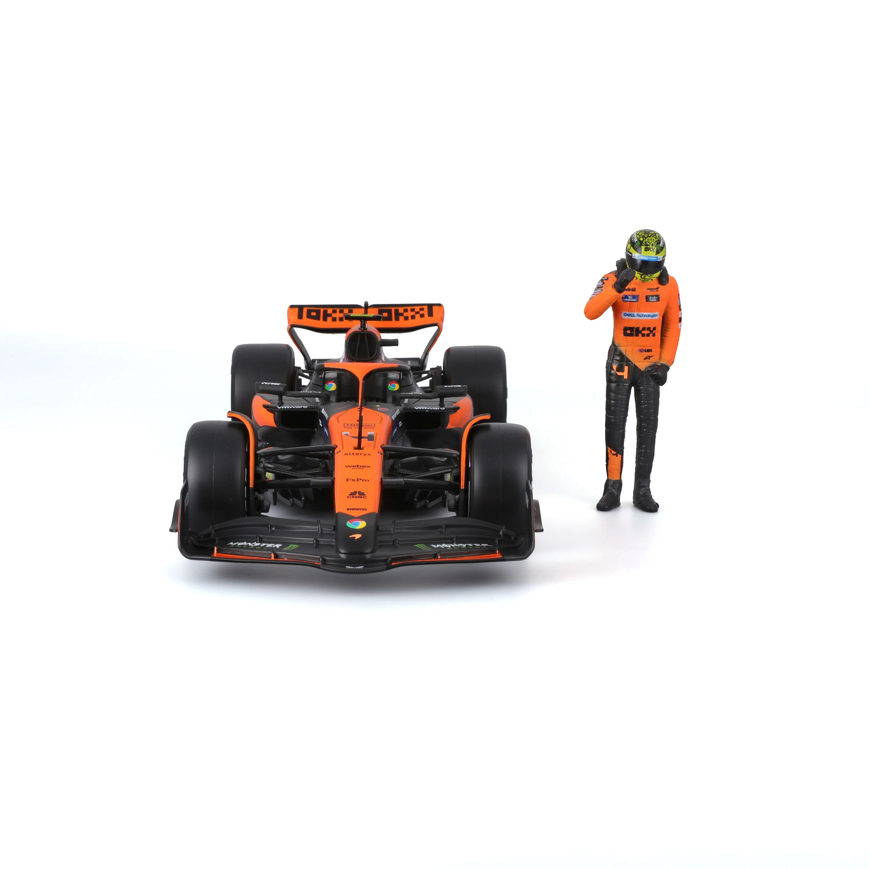 McLaren MCL38 Lando Norris #4 F1 2024 – 1:24 Scale Diecast Model with Driver - Image 4