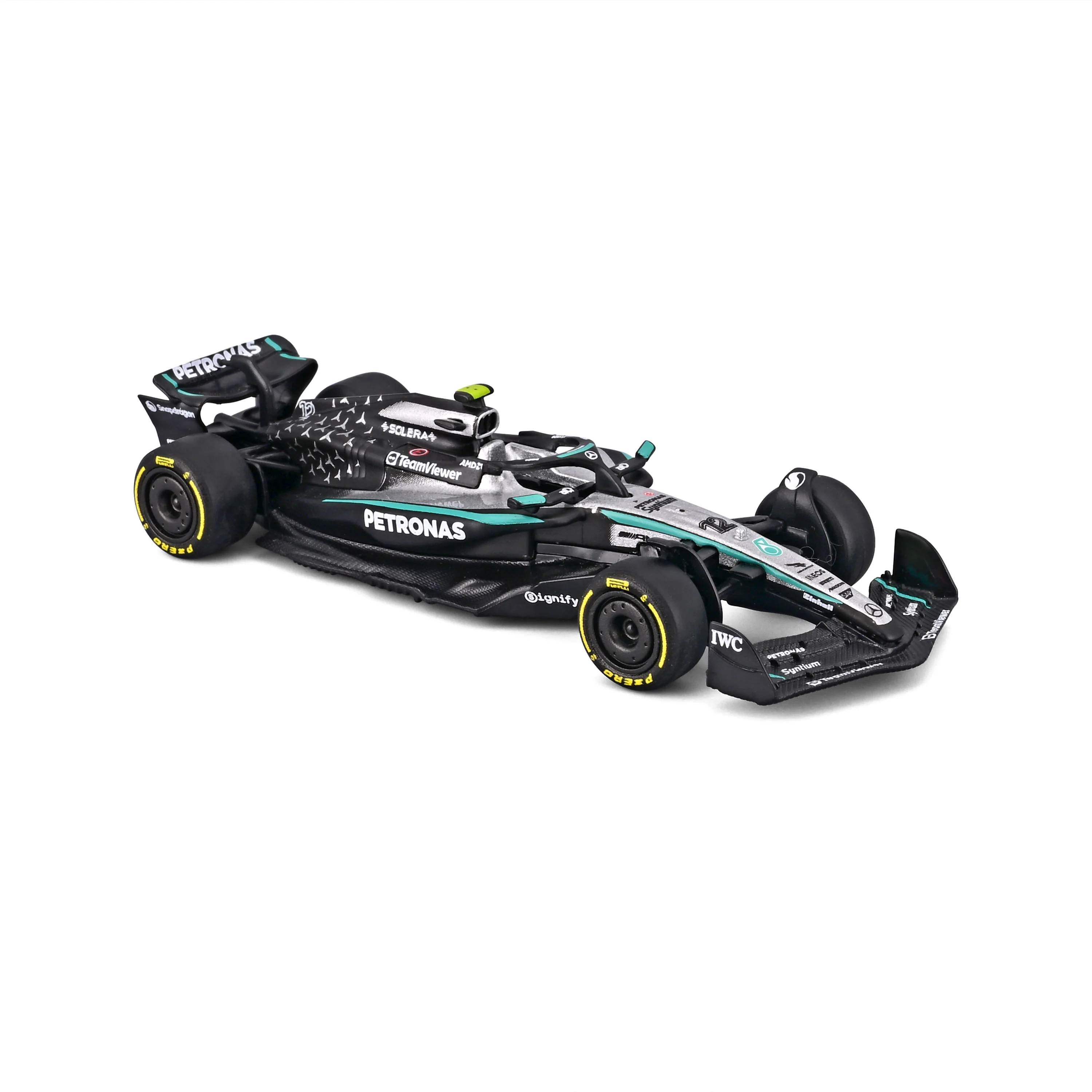 Mercedes-AMG F1 W16 2025 #12 Antonelli 1:64 with display case - Image 6