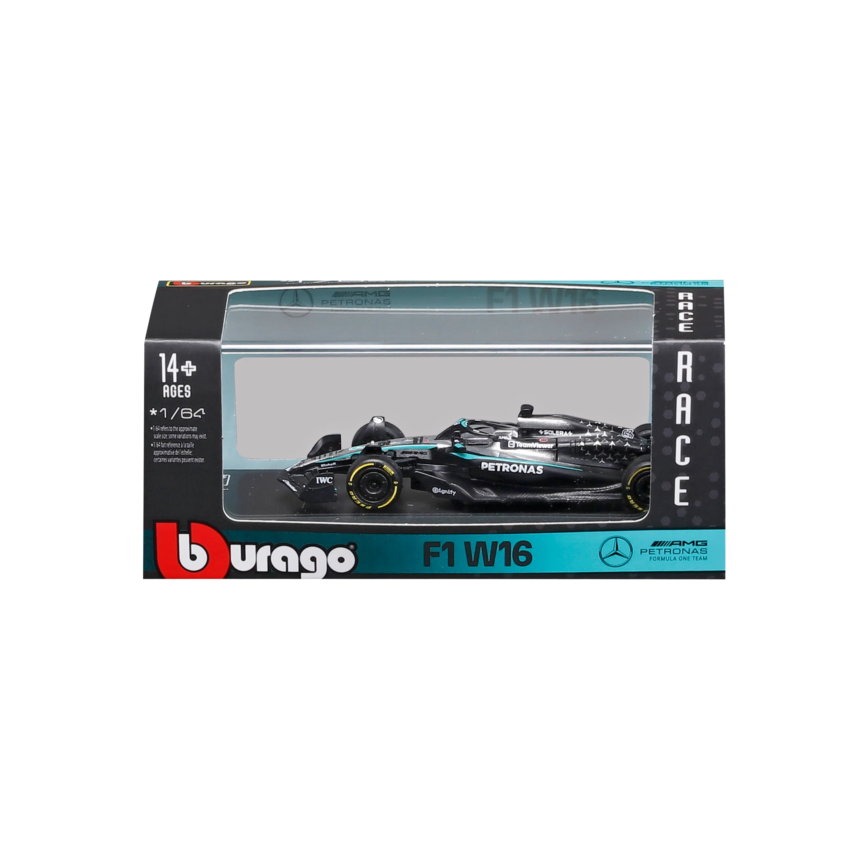 Mercedes-AMG F1 W16 2025 #63 Russell 1:64 with display case - Image 7