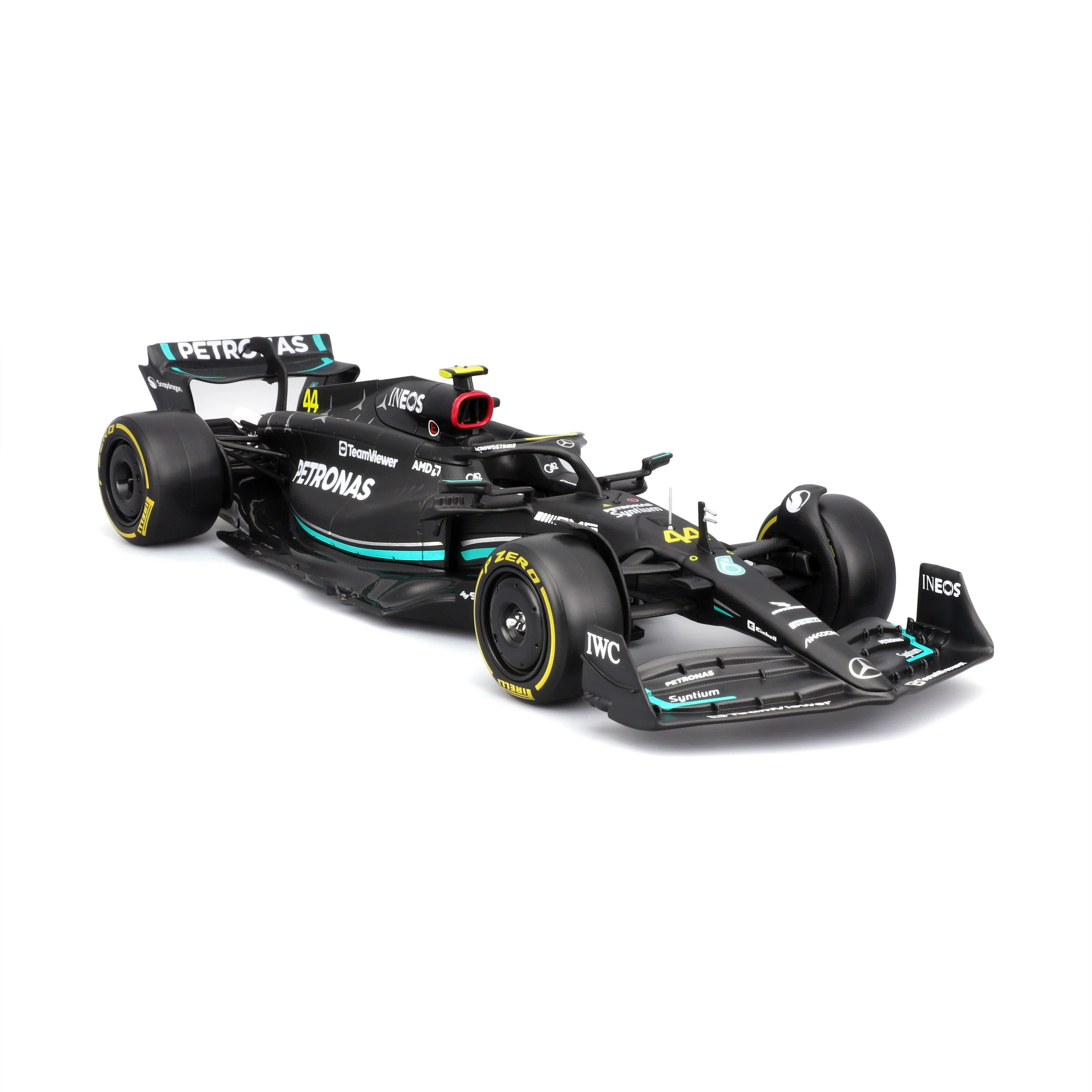 Mercedes W14 E Performance #44 Lewis Hamilton F1 2023 – 1:24 Diecast Model with Driver - Image 10