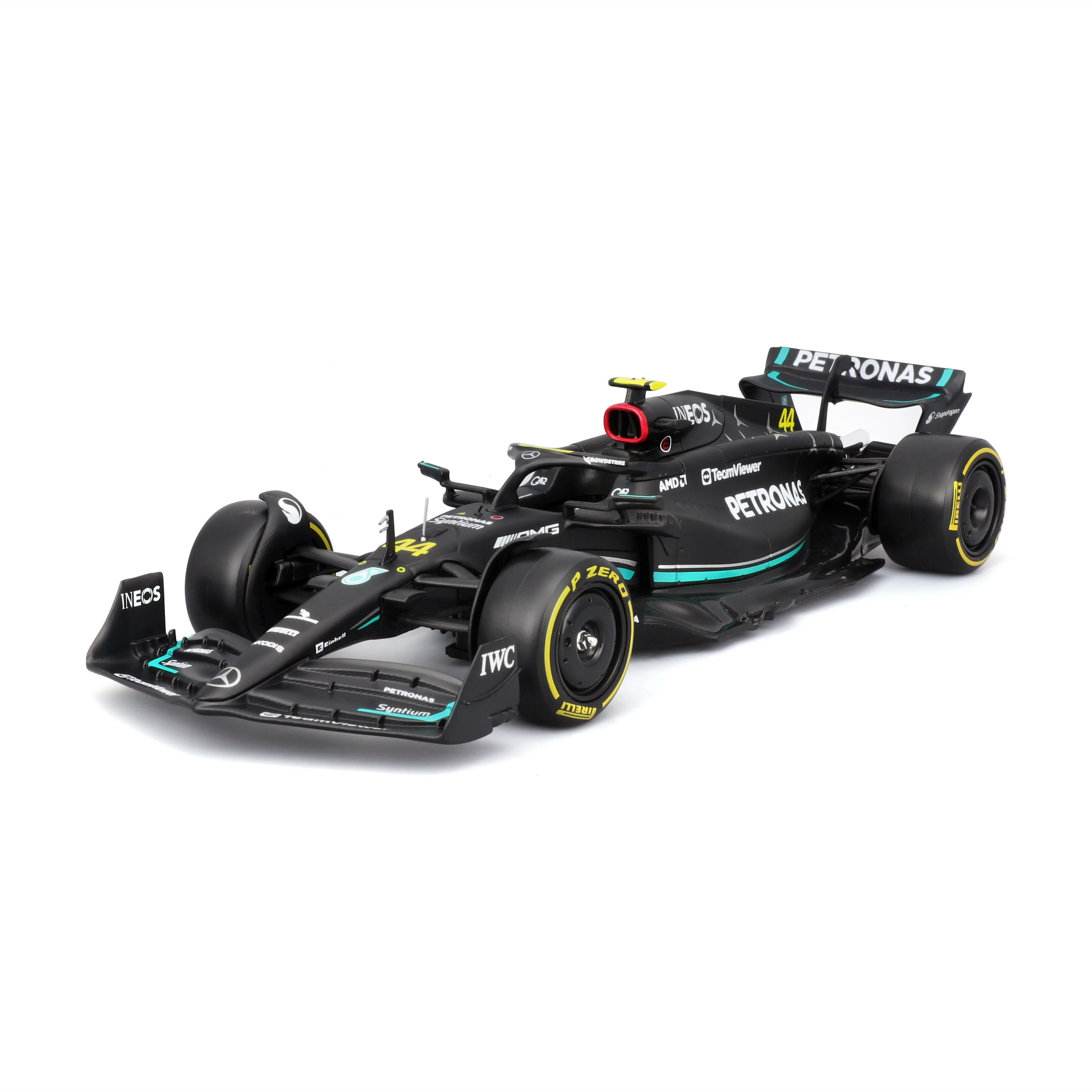 Mercedes W14 E Performance #44 Lewis Hamilton F1 2023 – 1:24 Diecast Model with Driver - Image 3