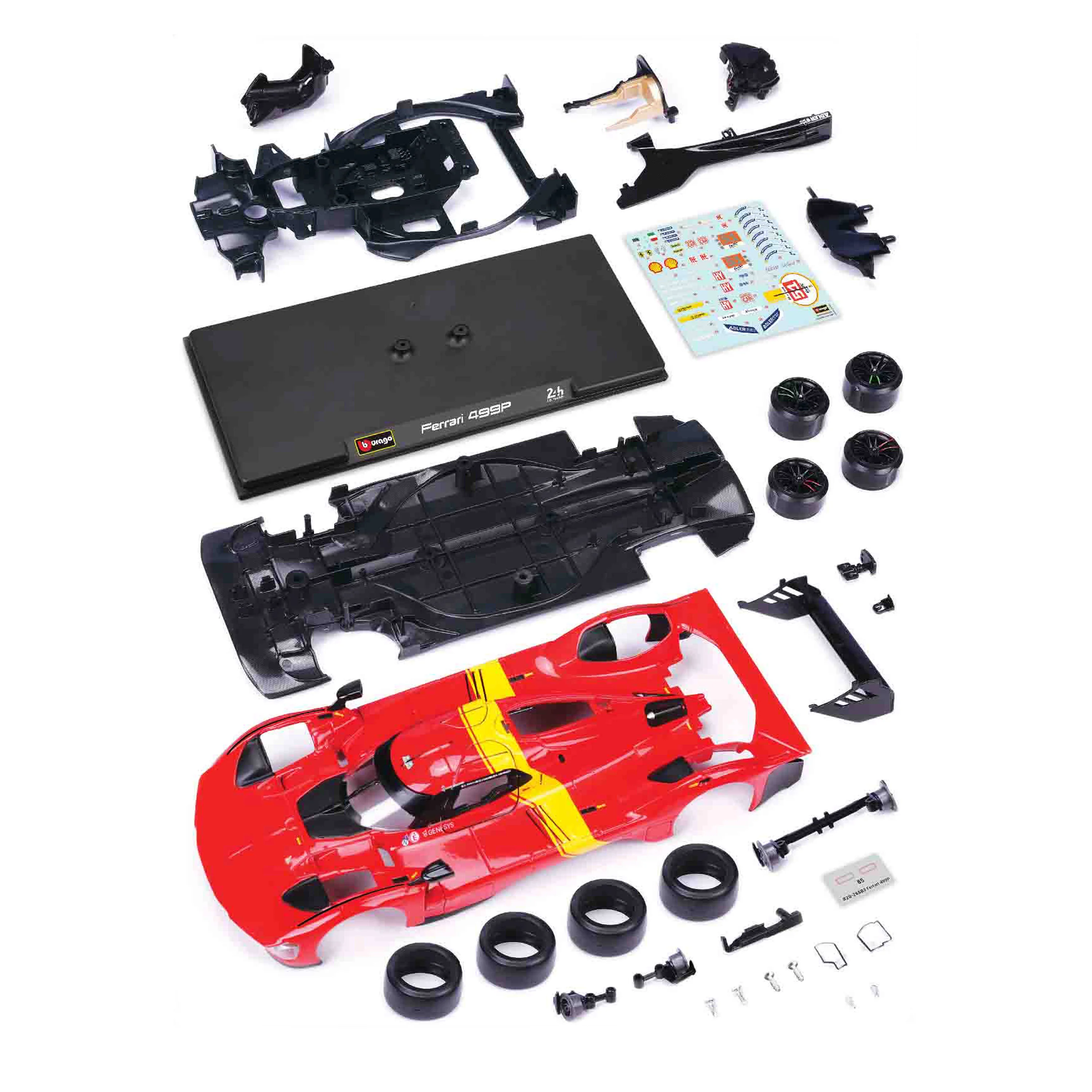 Model Kit Ferrari 499P #51 24h Le Mans Champion 2023 – 1:24 Scale - Image 14