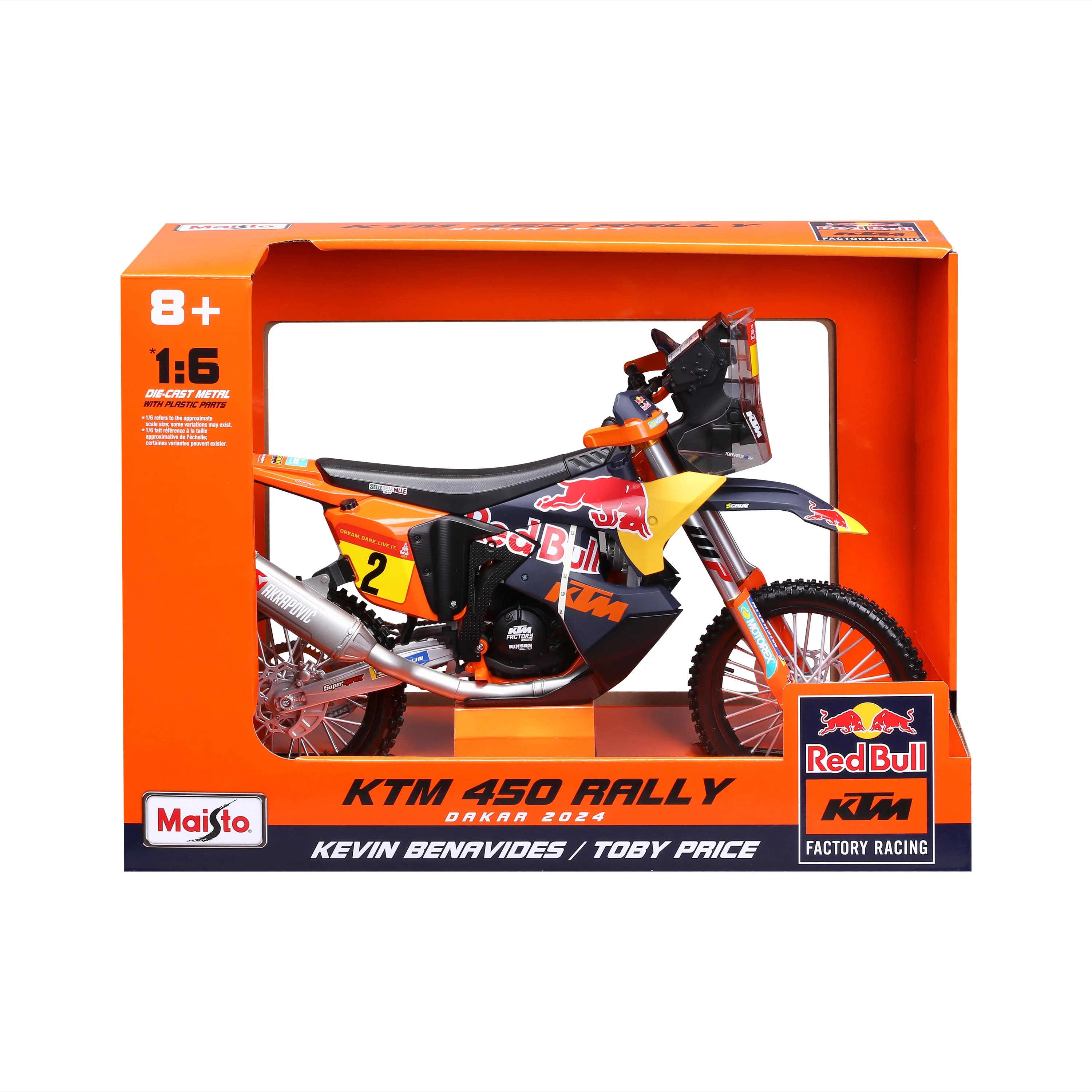 Red Bull Ktm 450 Rally Dakar 2024 1:6 - Image 13