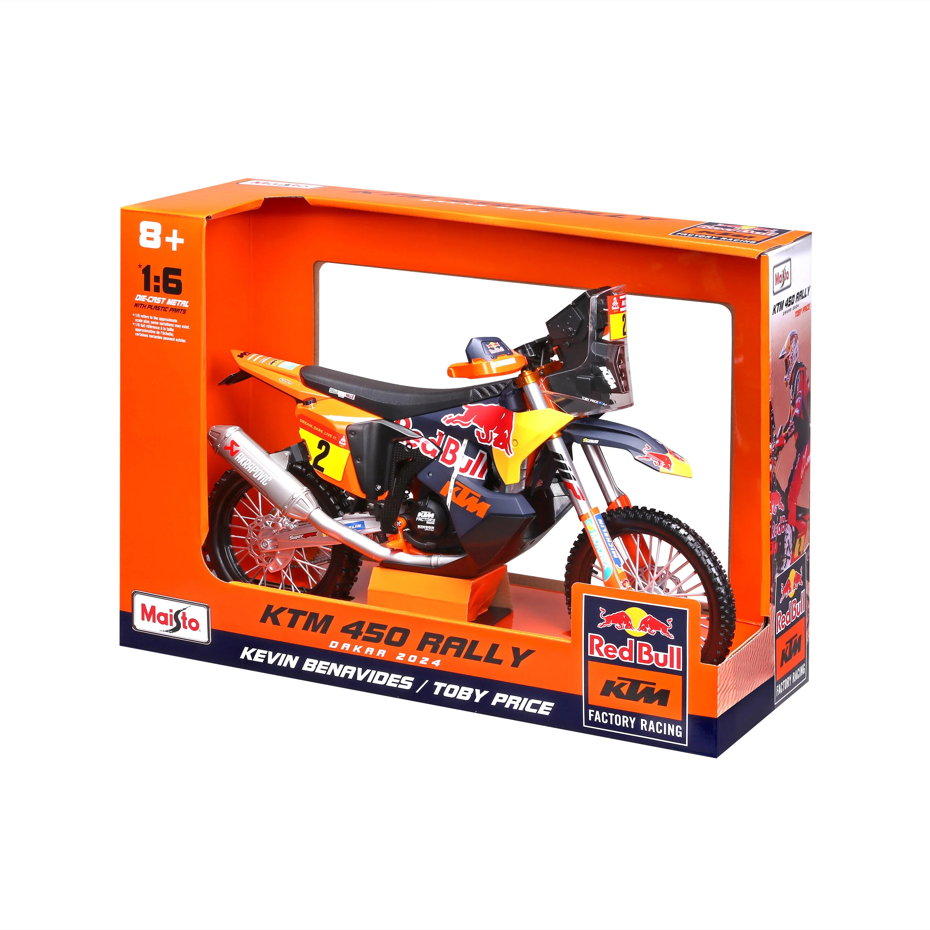 Red Bull Ktm 450 Rally Dakar 2024 1:6 - Image 15