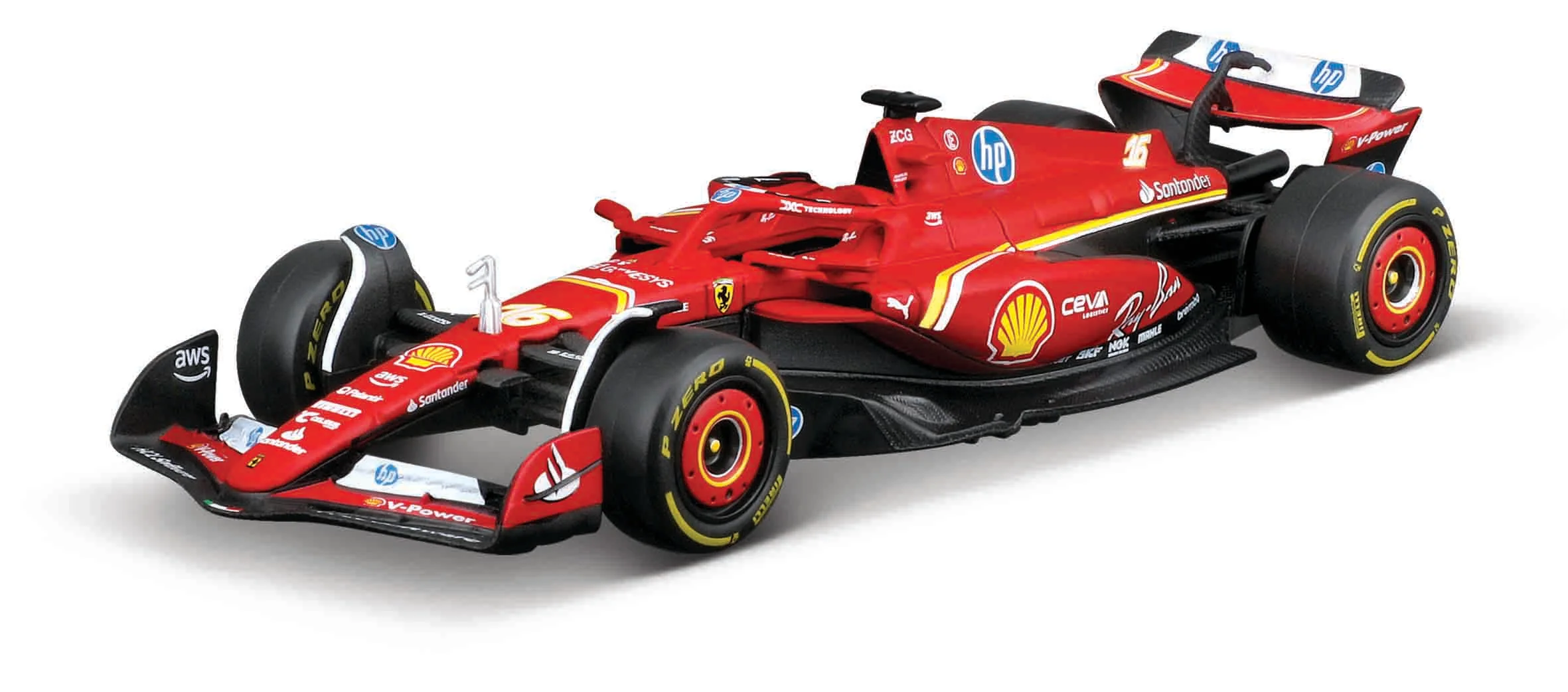 Formula Racing Ferrari SF-24 RC Vehicle Diecast 1:41 with Track - Image 3
